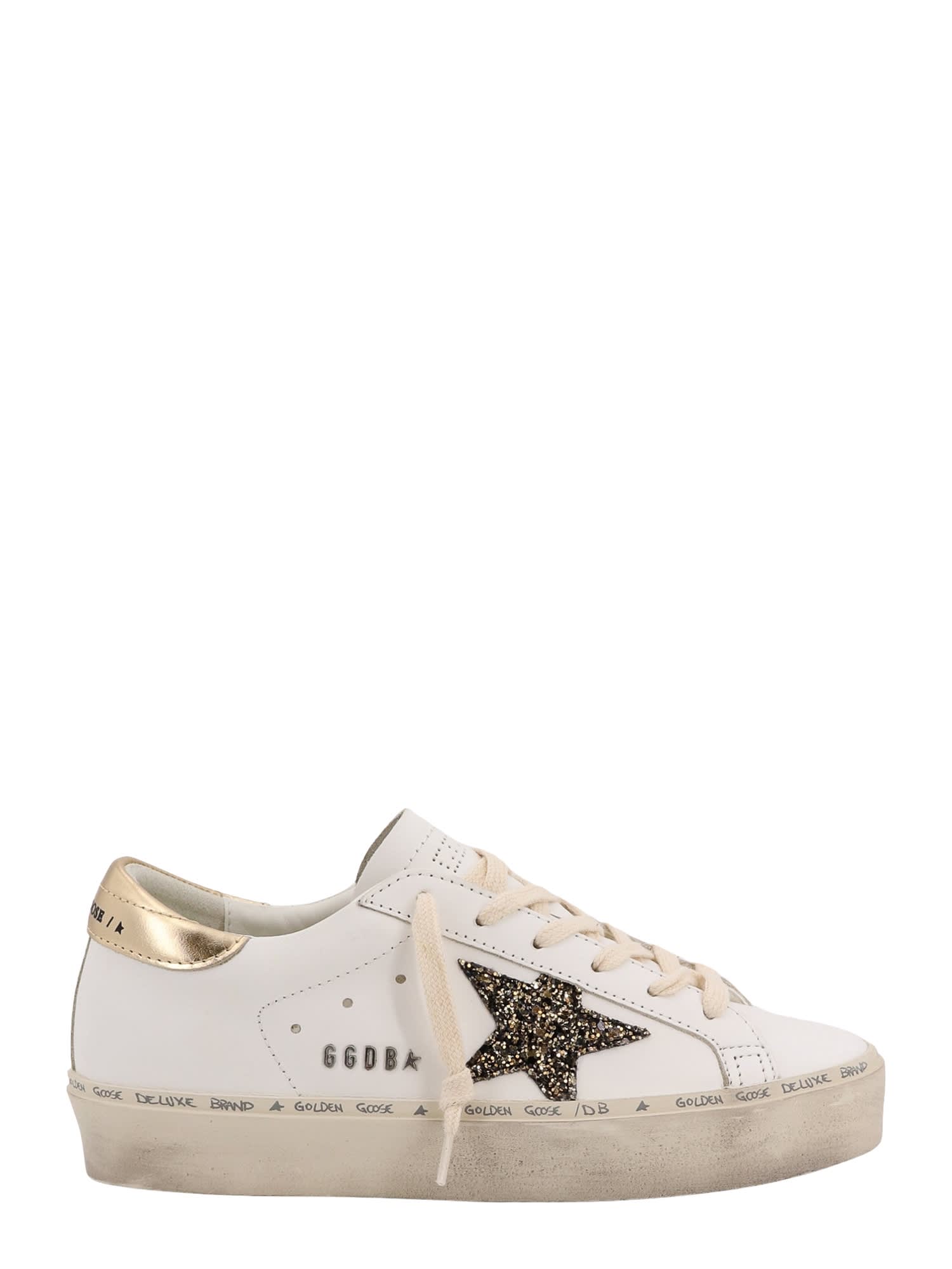 Golden Goose Hi Star Sneakers In White