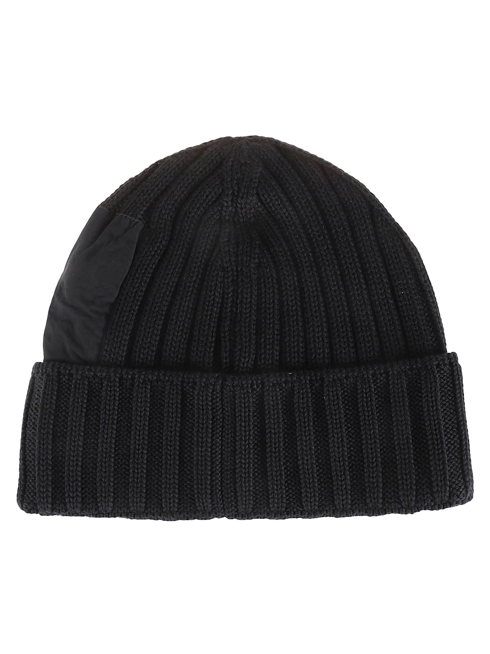 Shop C.p. Company Ribbed Beanie In Anthracite
