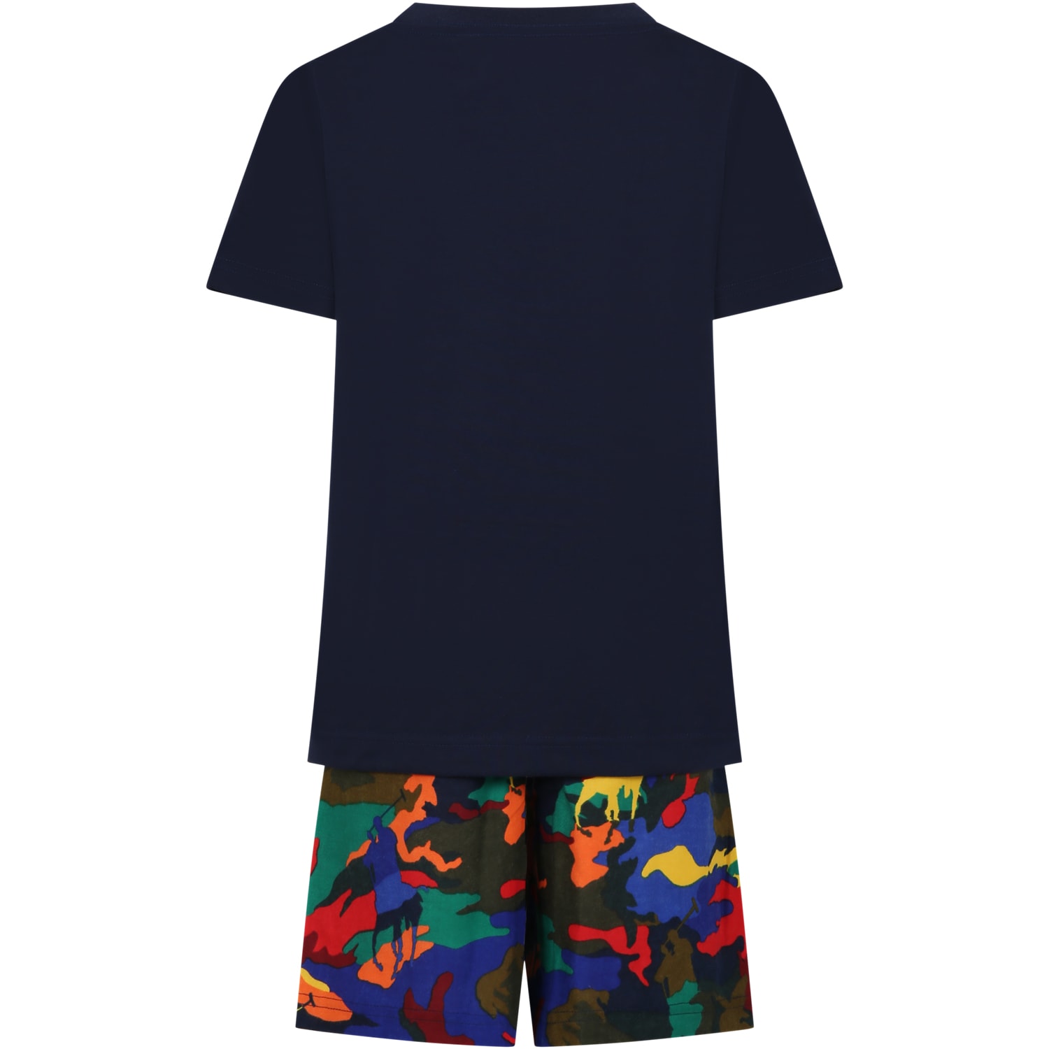 Shop Ralph Lauren Multicolored Pajamas For Boy