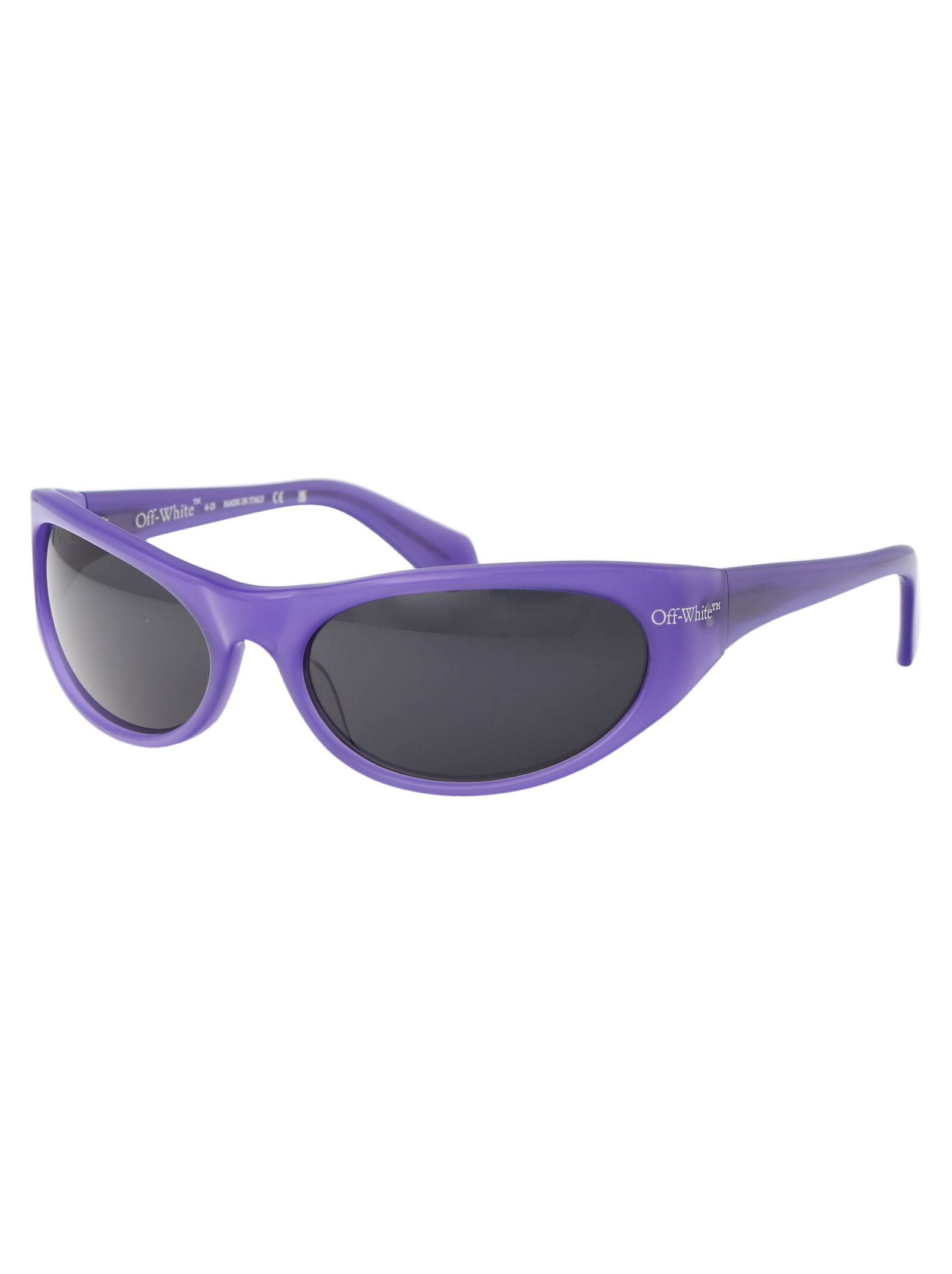 Shop Off-white Napoli Sunglasses In 3707 Purple