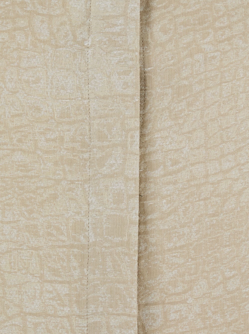 Jacquemus 'la Chemise Pasadena' Beige Shirt With Classic Collar And Dropped Shoulders In Beige