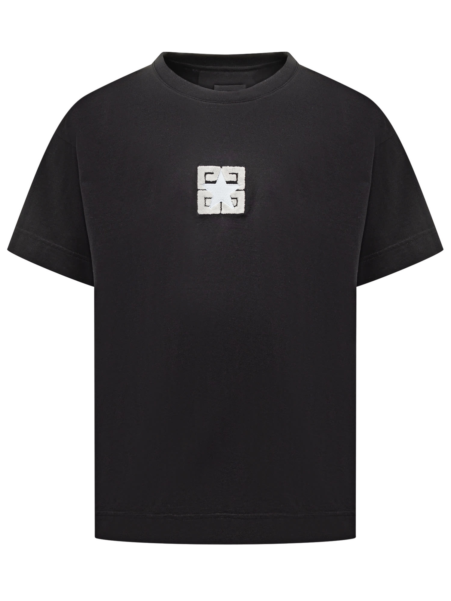 Shop Givenchy T-shirt With 4g Logo In Black