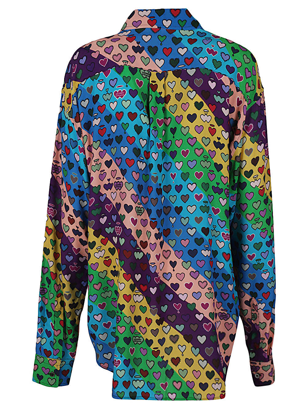 Alessandro Enriquez Printed Viscose Shirt In Multi