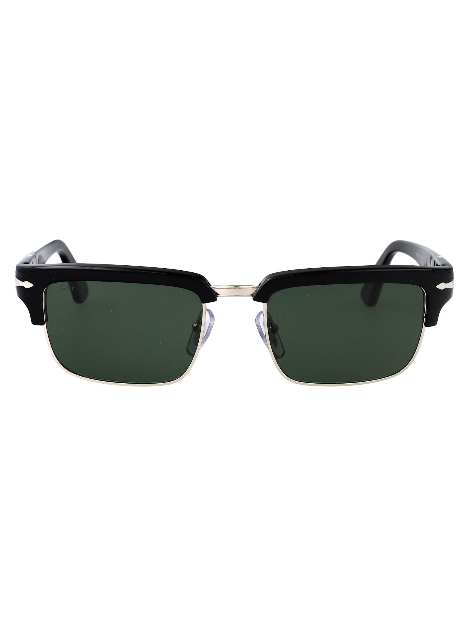Shop Persol 0po3354s Sunglasses In 95/31 Black/silver