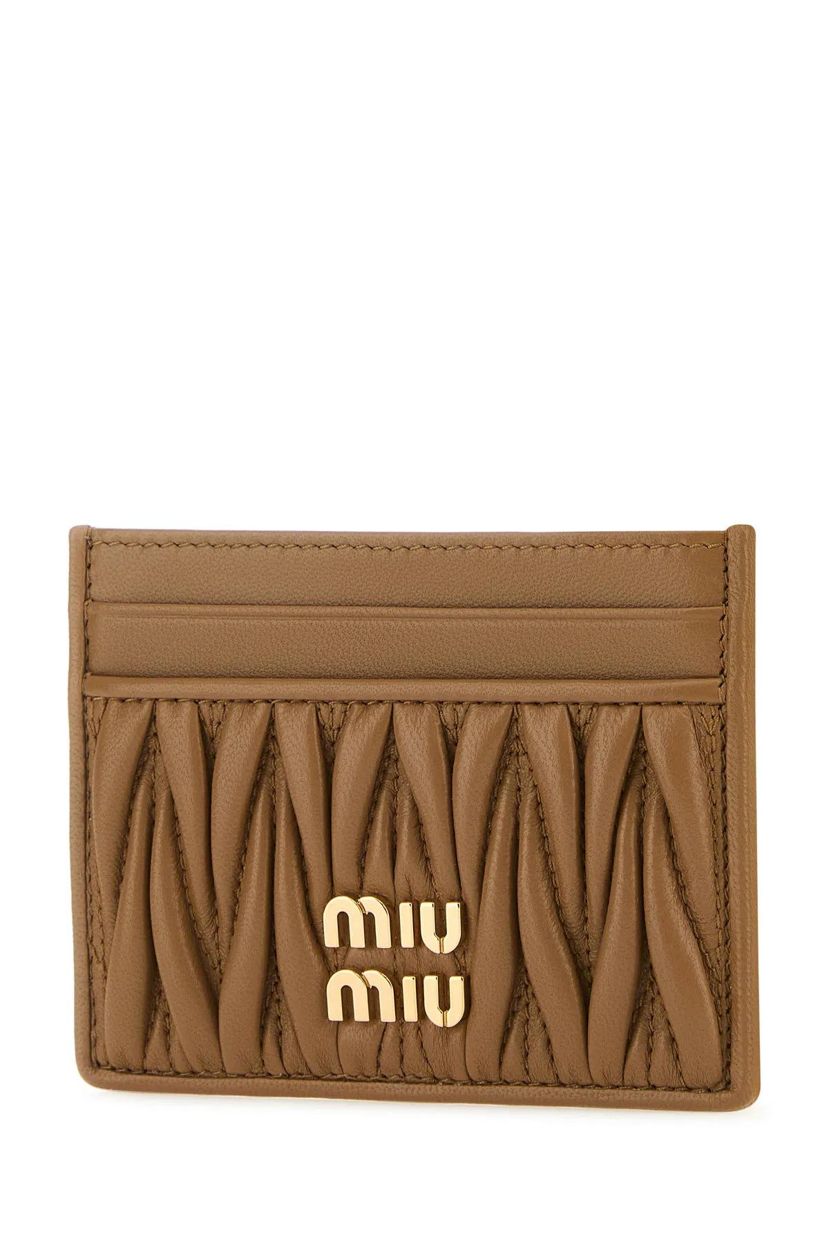 MIU MIU LEATHER CARD HOLDER