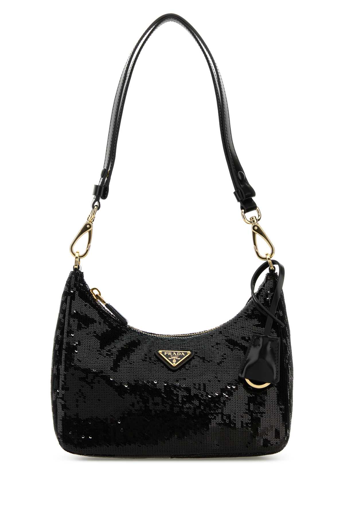 Prada Fabric Re-edition Shoulder Bag With Sequin Embellishment