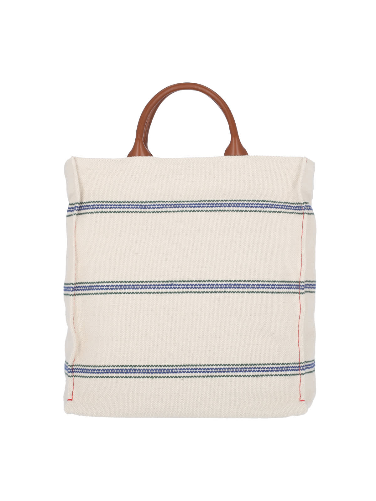 Shop Marni Logo Tote Bag In Crema