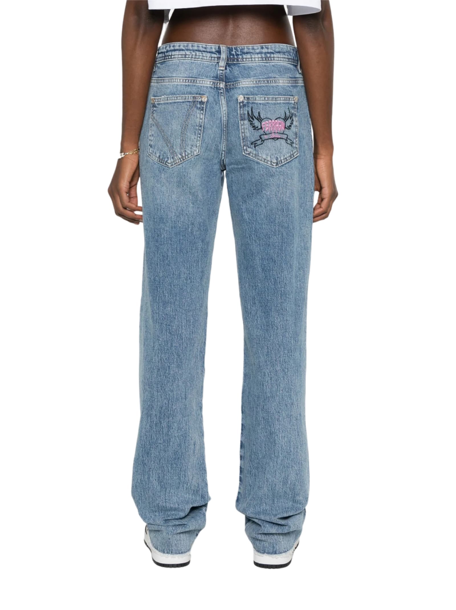 Chiara Ferragni Trousers In Blue