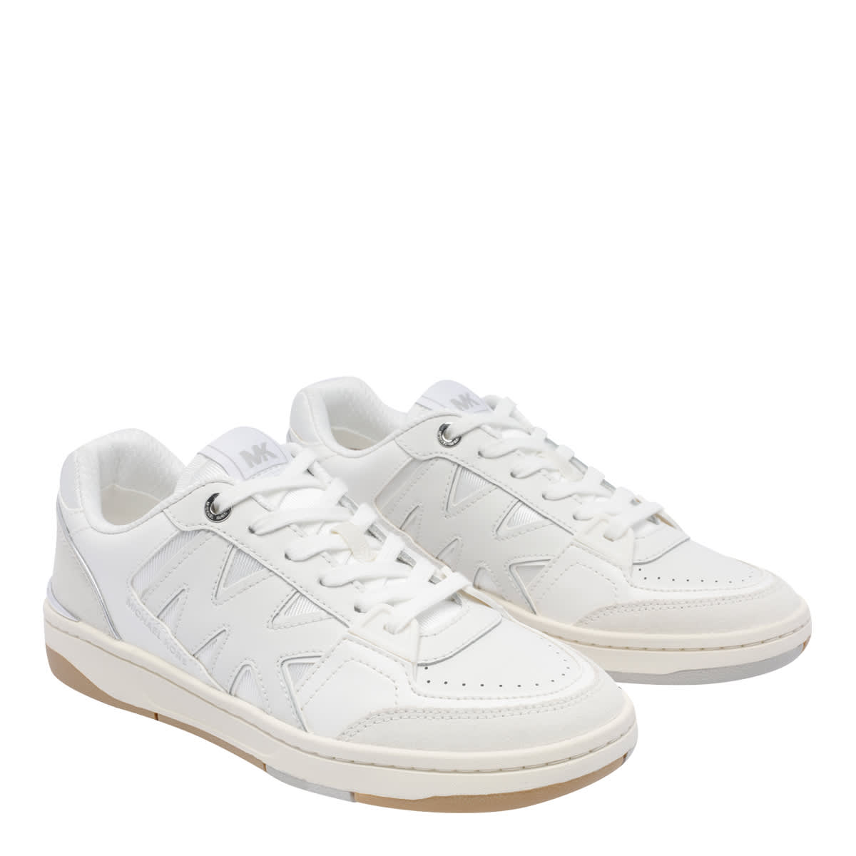 Shop Michael Michael Kors Rebel Sneakers In White