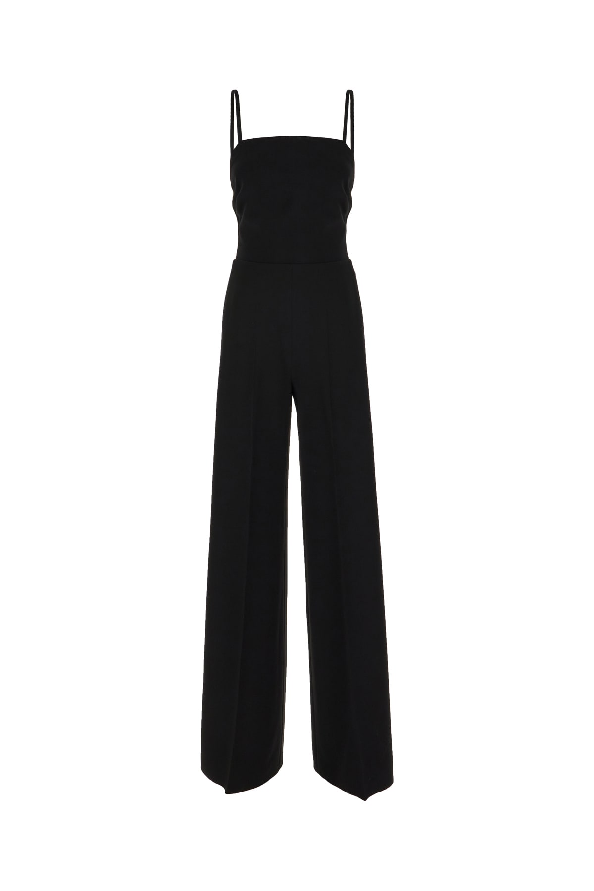 Black Triacetate Blend Jumpsuit