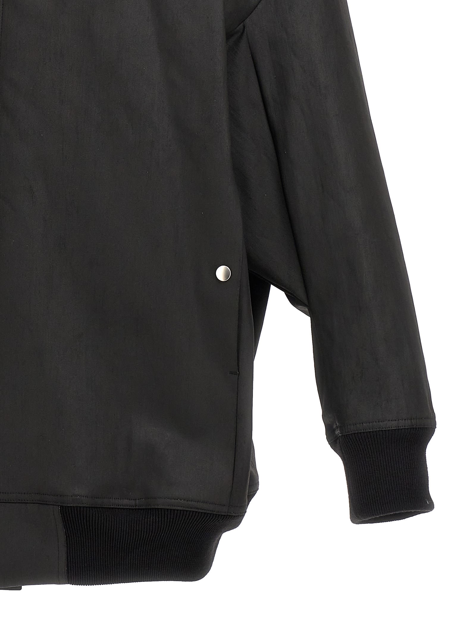 Shop Rick Owens Jumbo Peter Flight Jacket In Black