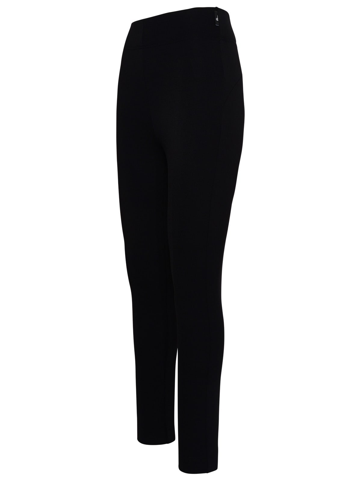 Shop Moncler Black Nylon Blend Leggings