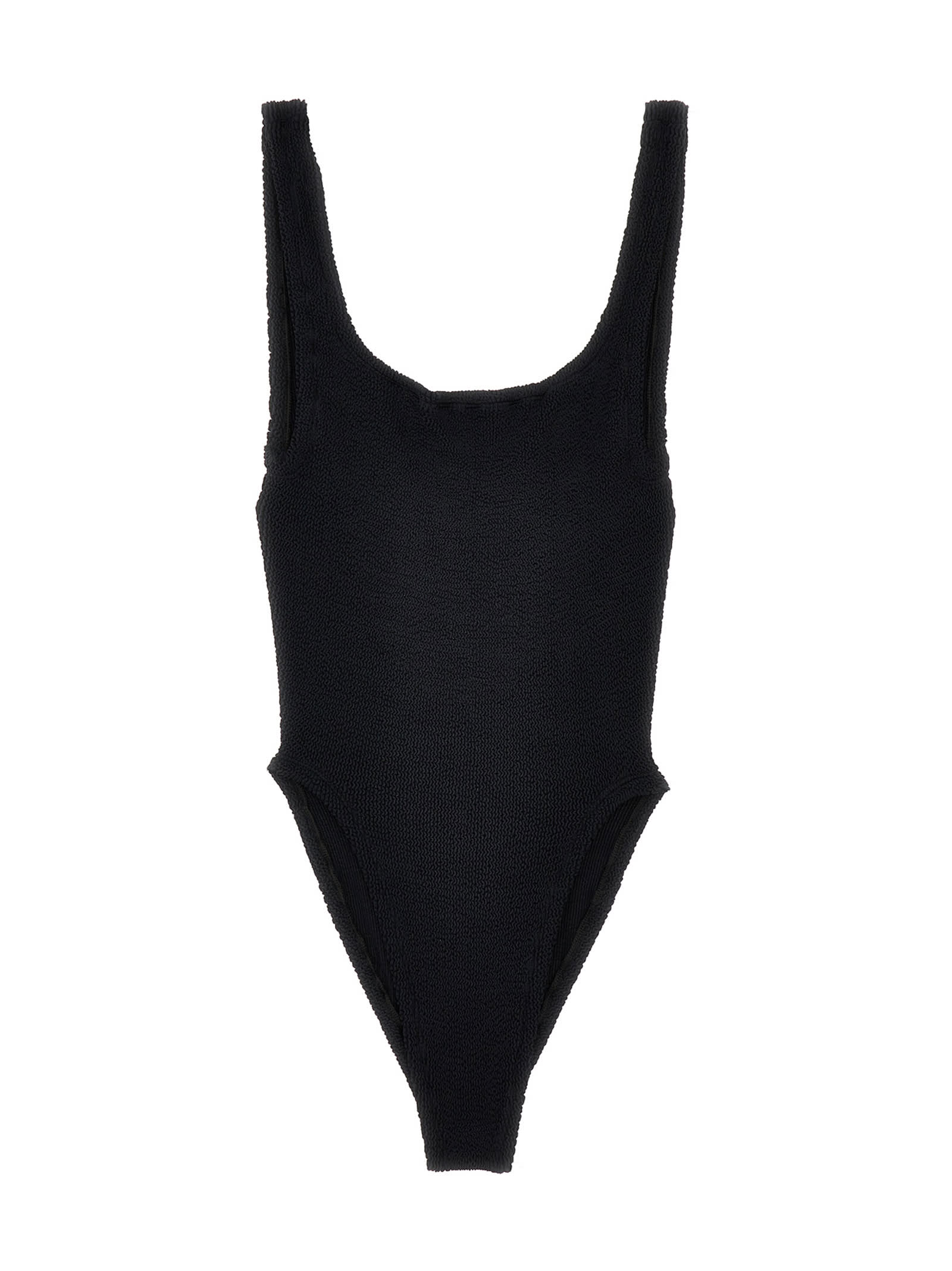 HUNZA G SQUARE NECK ONE-PIECE SWIMSUIT