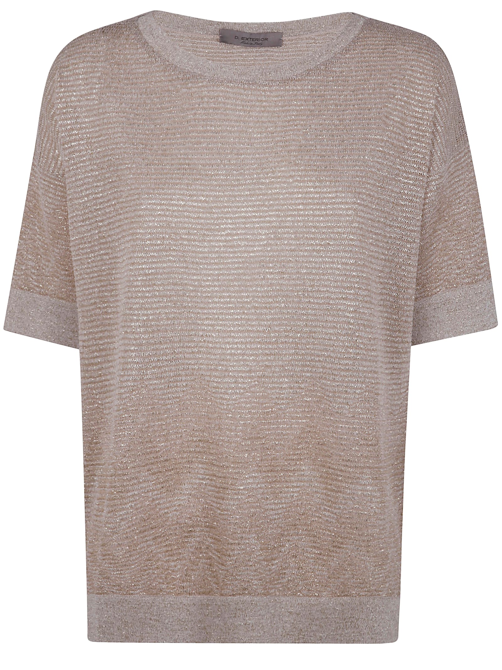 D. Exterior Degrade Lux Short Sleeves Sweater