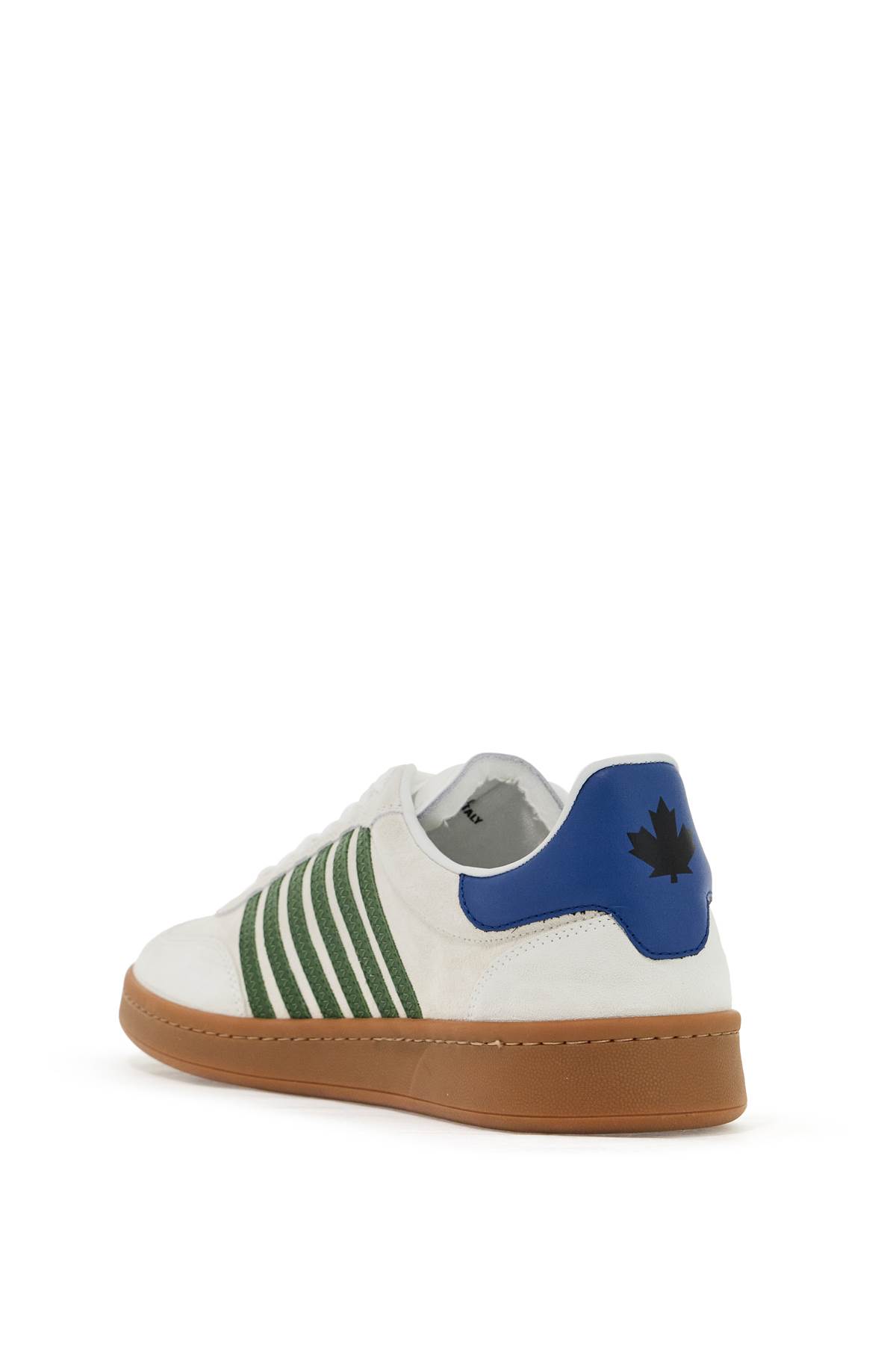 Shop Dsquared2 Boxer Sneakers In Bianco+verde+azzurro