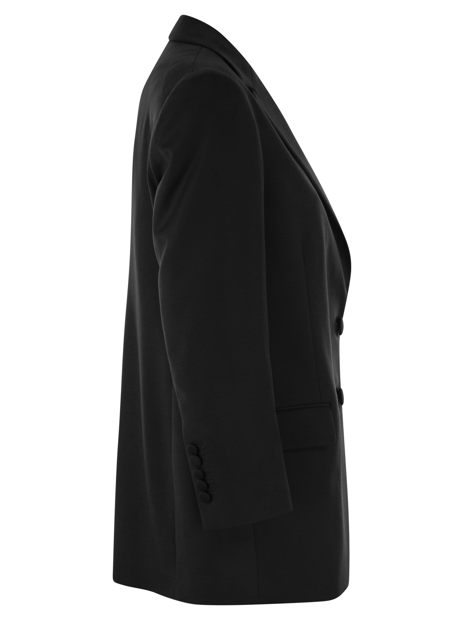 Shop Saulina Milano Antonia - Single-breasted Jacket In Black