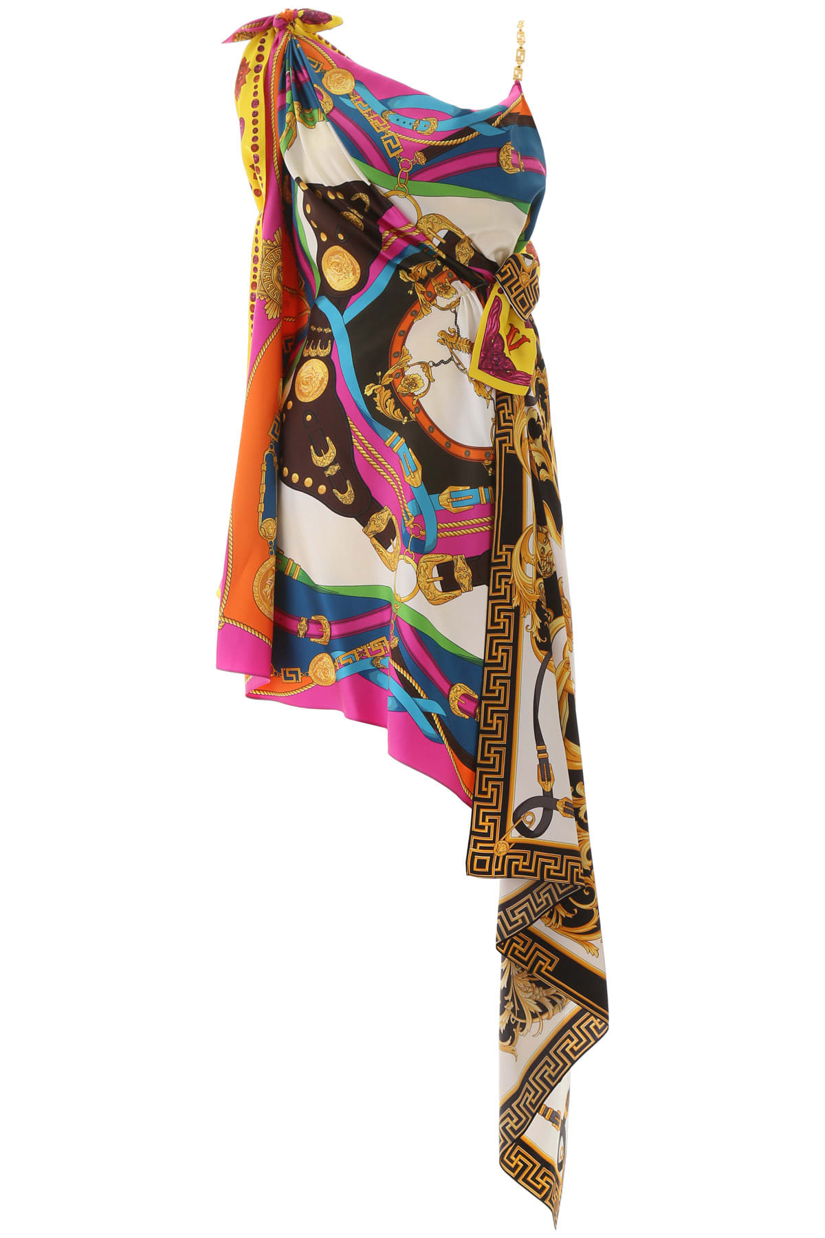 VERSACE MULTI PRINT DRESS,11185445