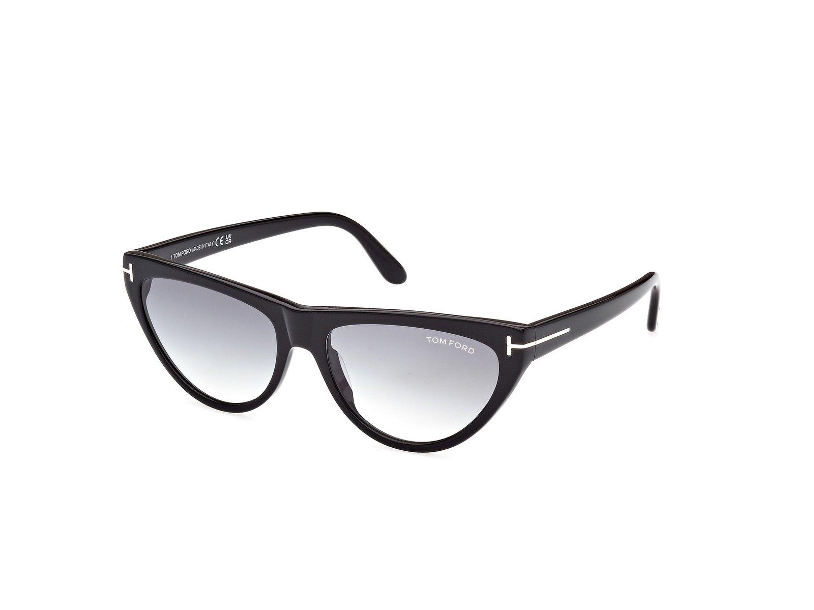 Shop Tom Ford Cat Eye Sunglasses In 01b