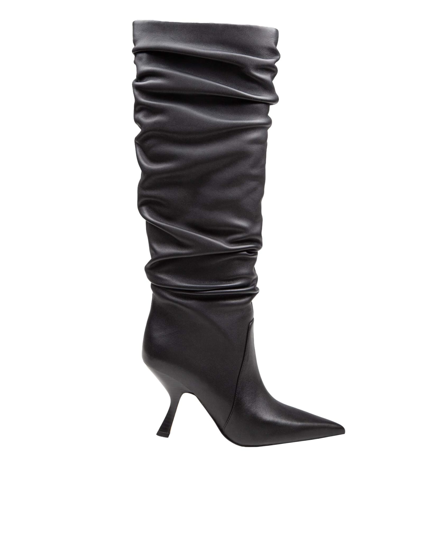 Shop Michael Kors Luna Boot In Black Leather