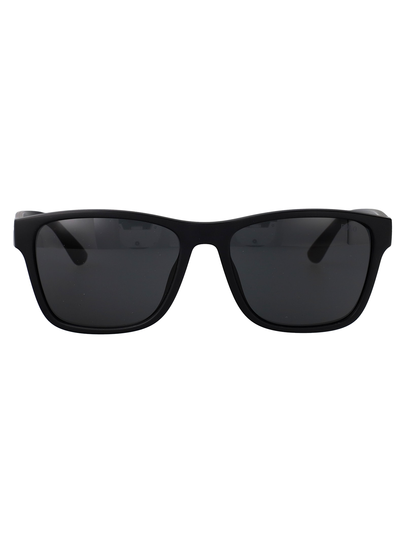 Polo Ralph Lauren Square-frame Sunglasses In Black