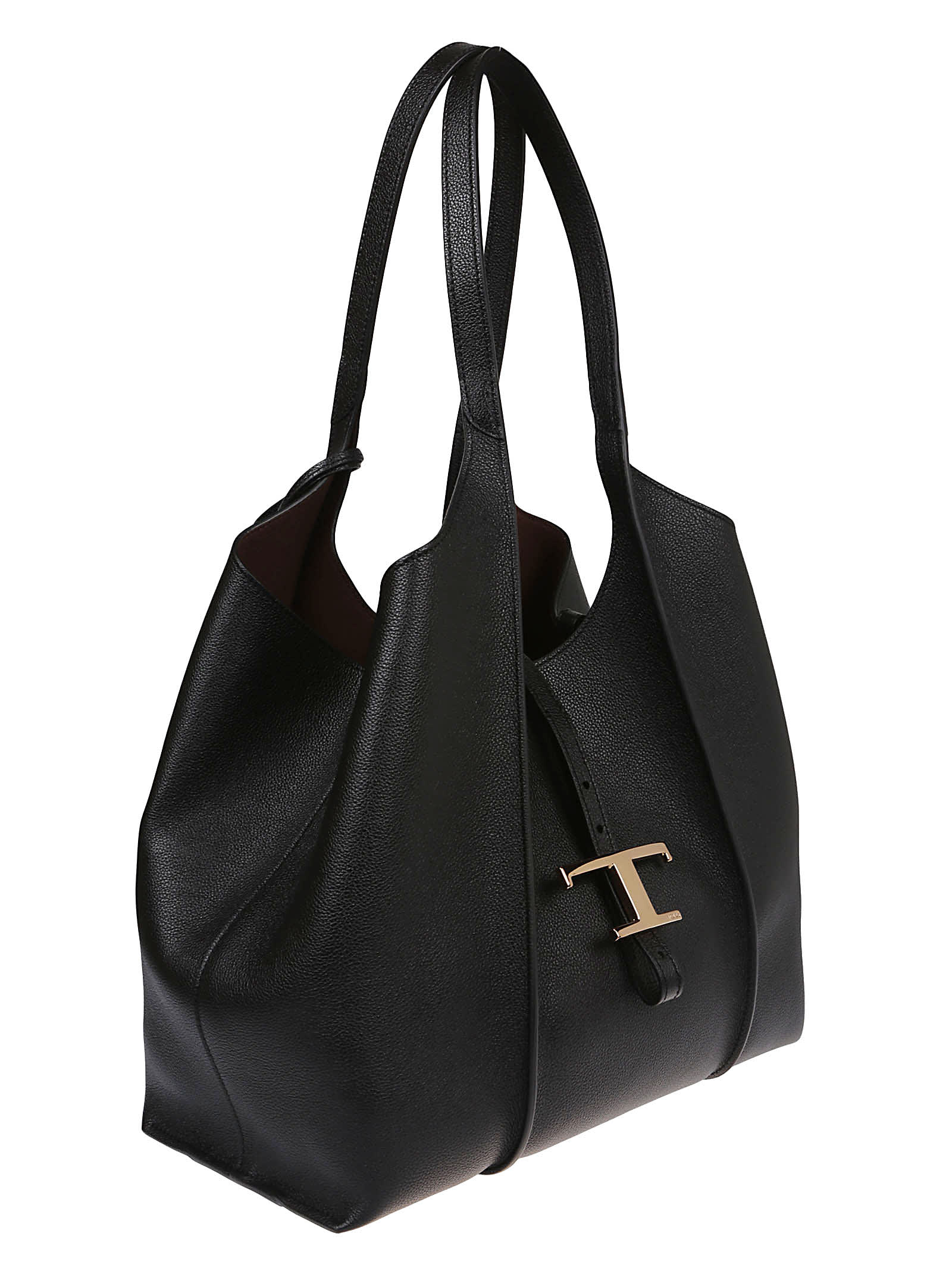 Shop Tod's Small Tsb Shopping Bag In Nero