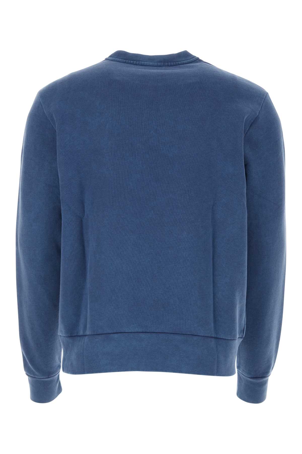 Polo Ralph Lauren Air Force Blue Cotton Sweatshirt In Lightnavy