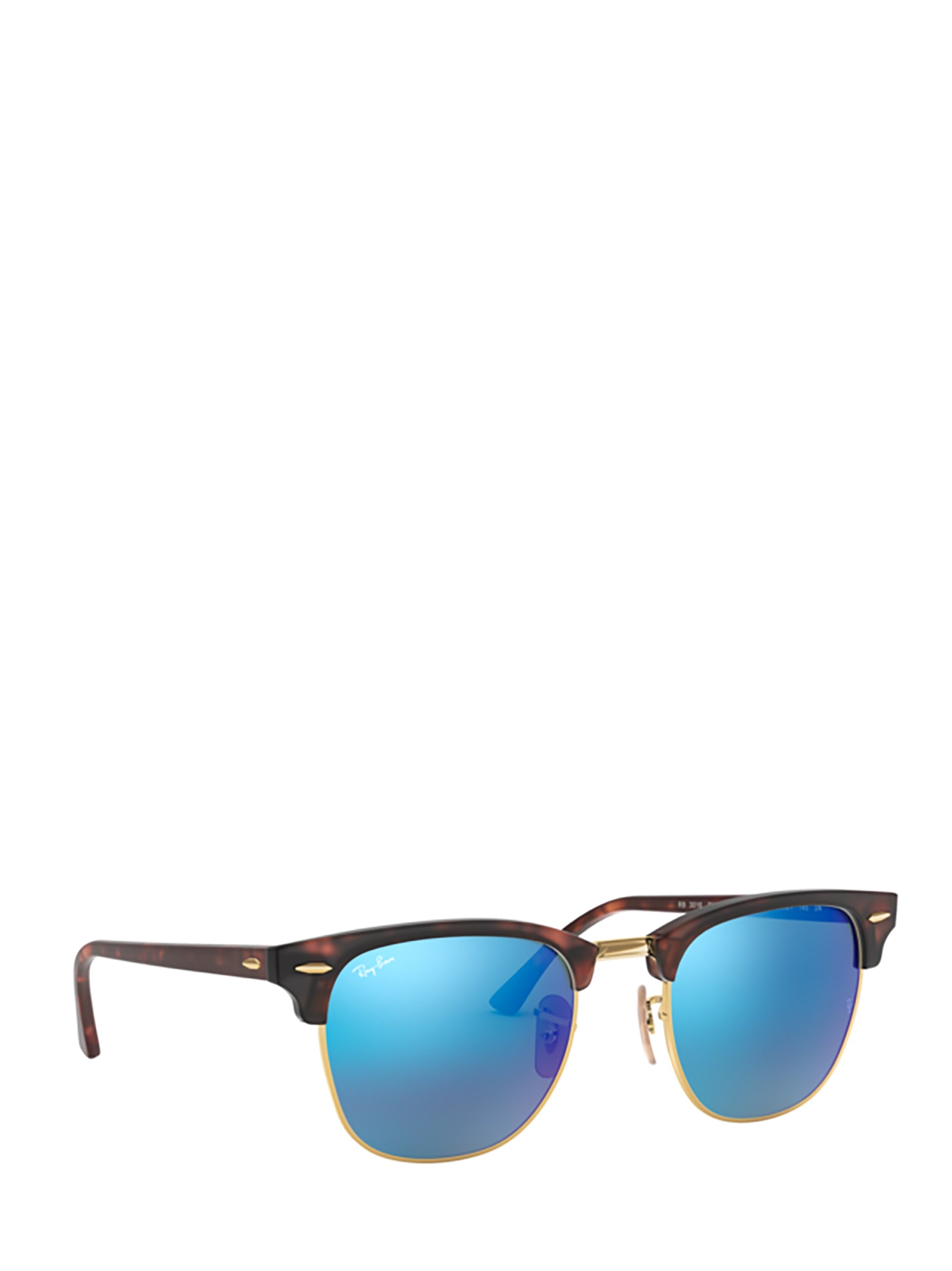 beneden Afm Groen Ray Ban Ray-ban Unisex Sunglasses, Rb3016 51 Clubmaster Mineral Flash  Lenses In Blue,grey,tortoise | ModeSens