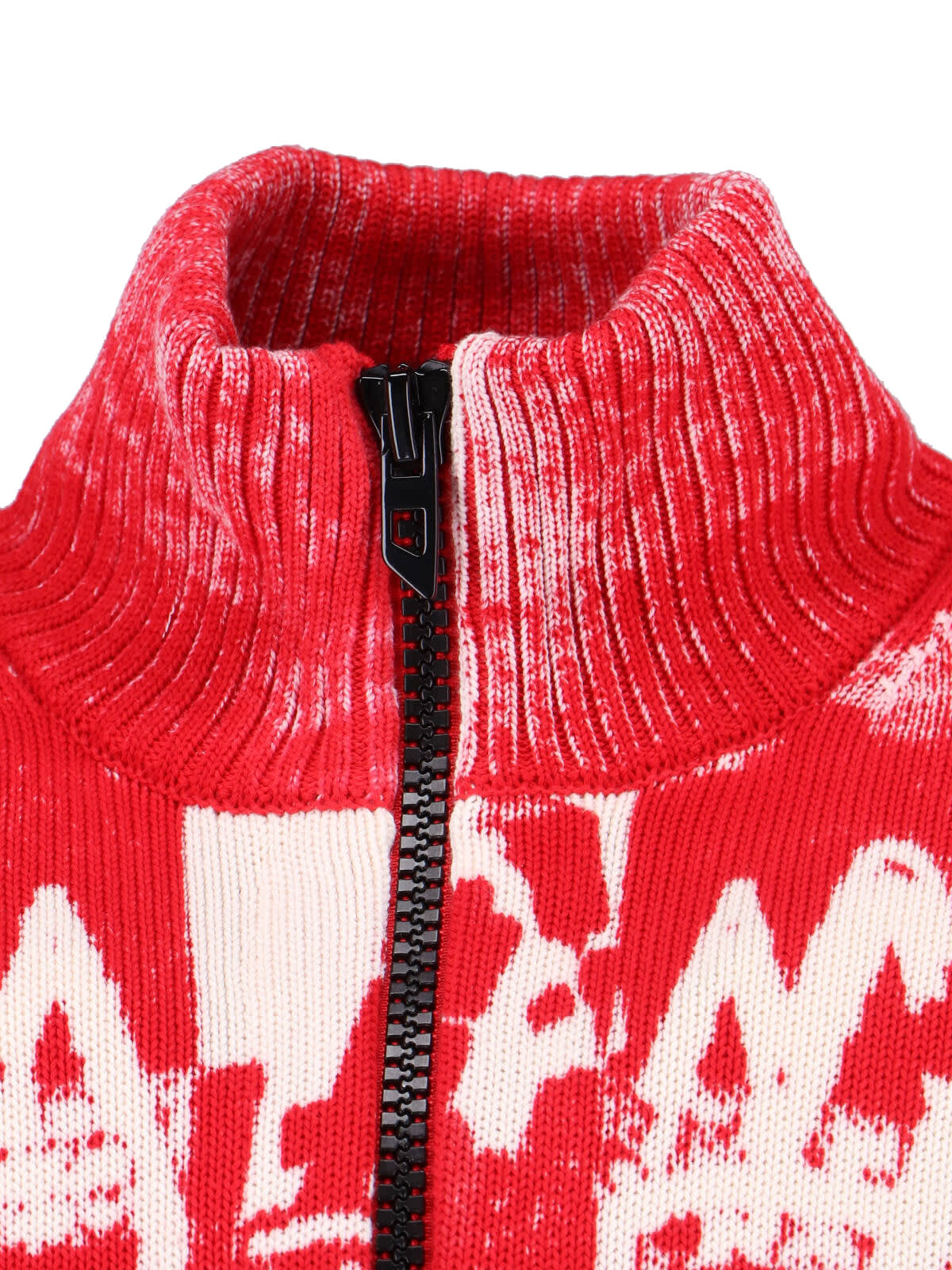 Diesel K-oliba Zip Sweater In Red