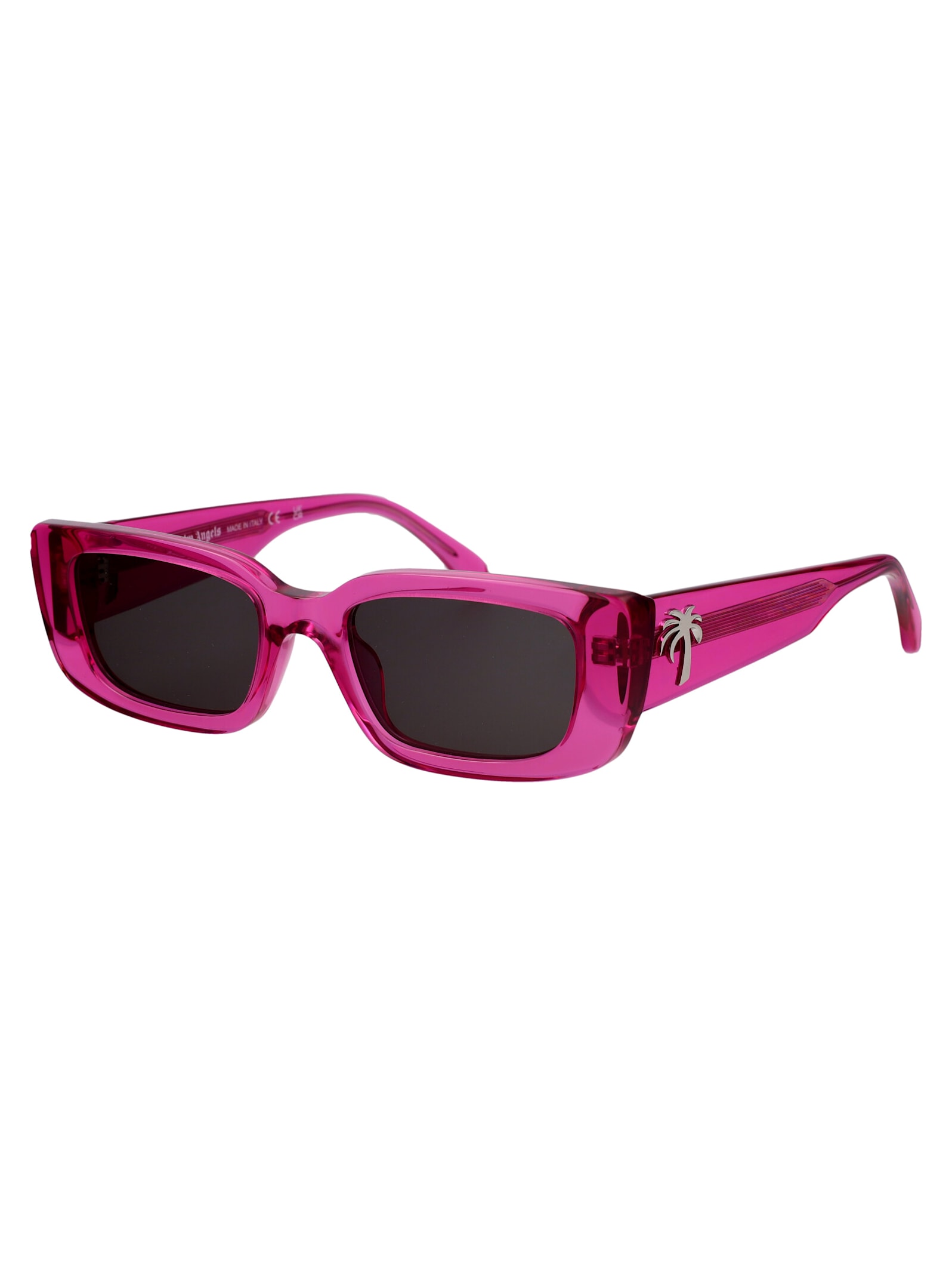 Shop Palm Angels Yosemite Sunglasses In 3007 Pink