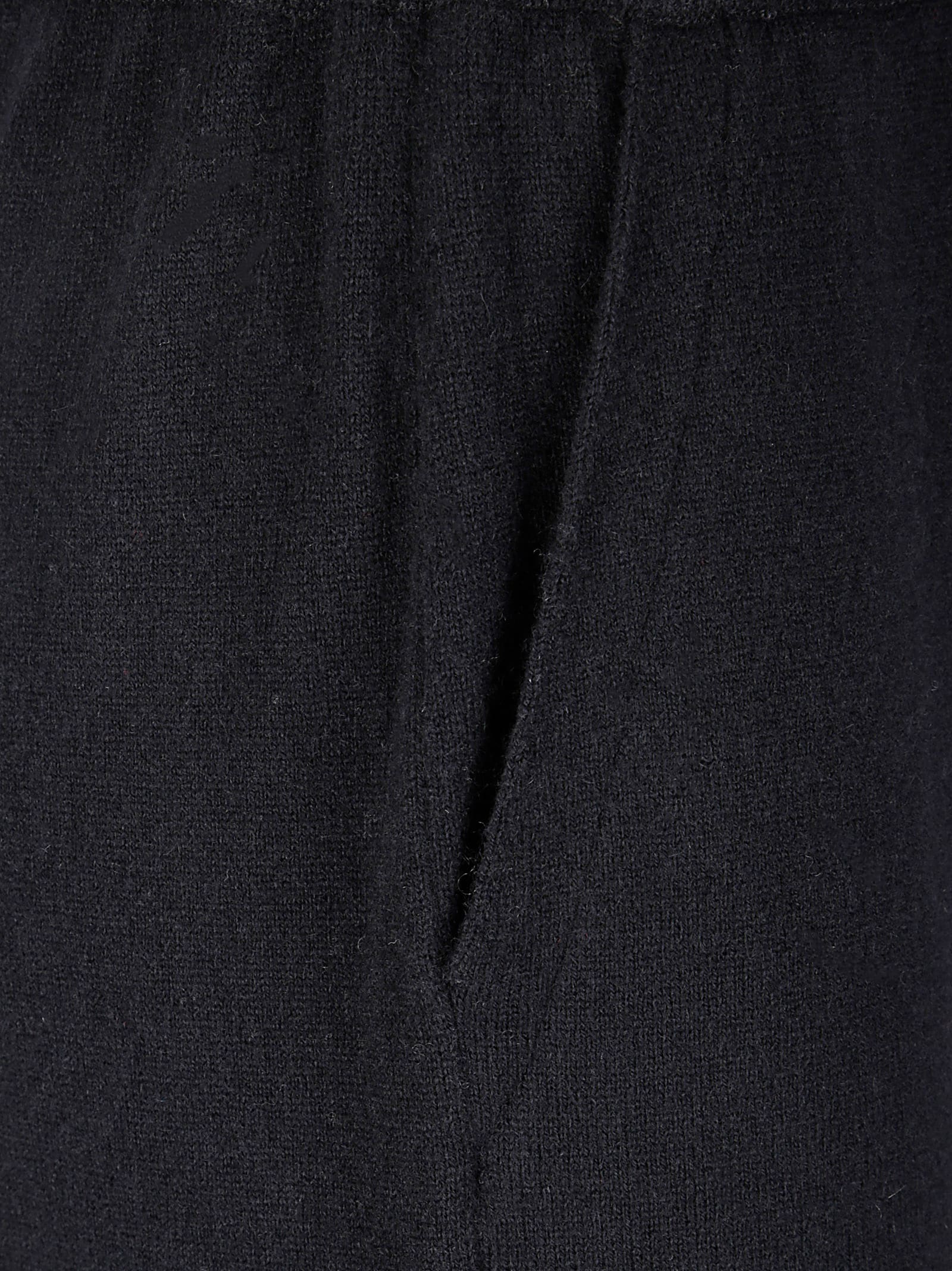 Lisa Yang Soft Cashmere Pants With High Waistband And Straight Legs In Black