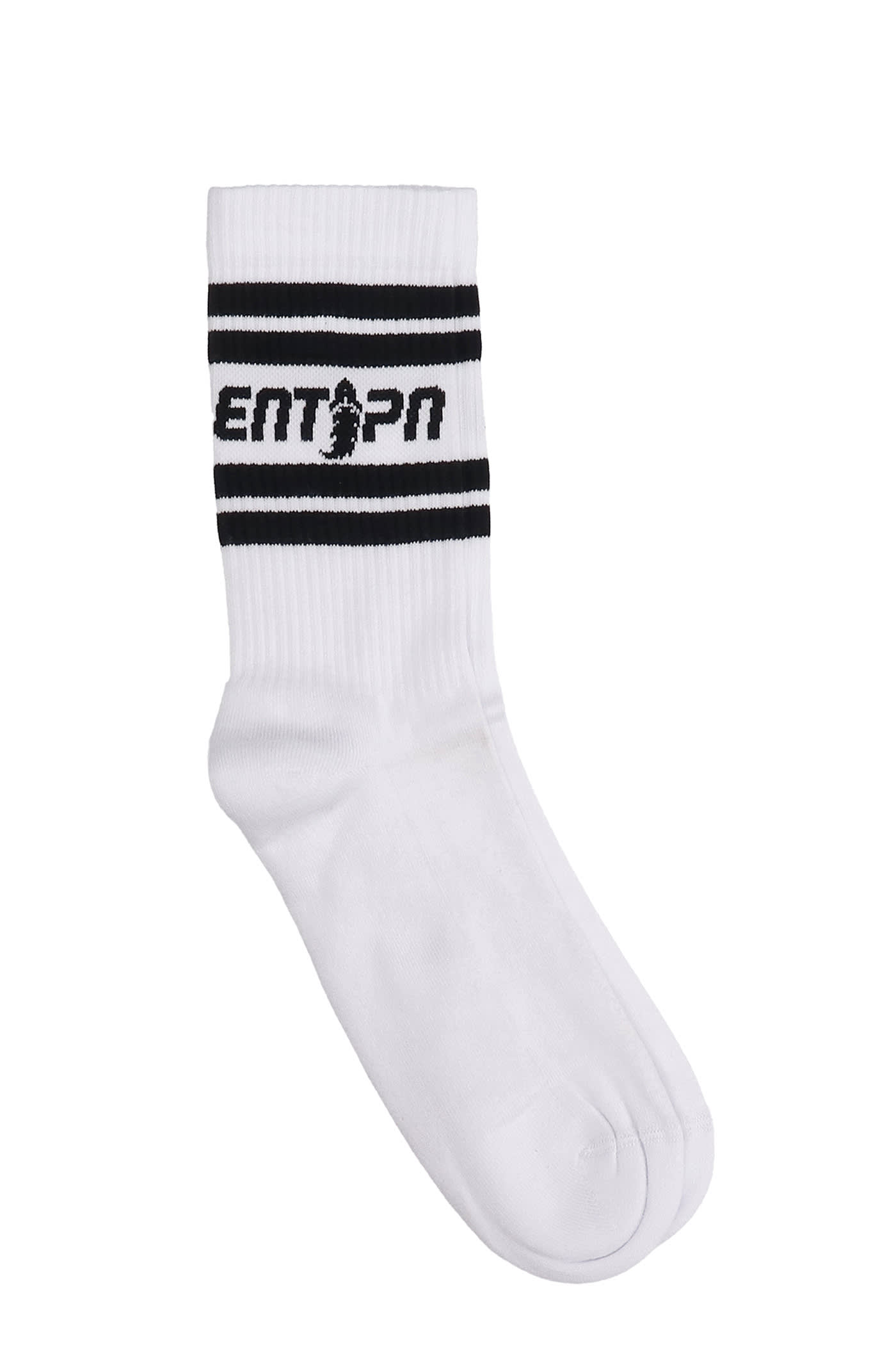 Enterprise Japan Socks In White Cotton