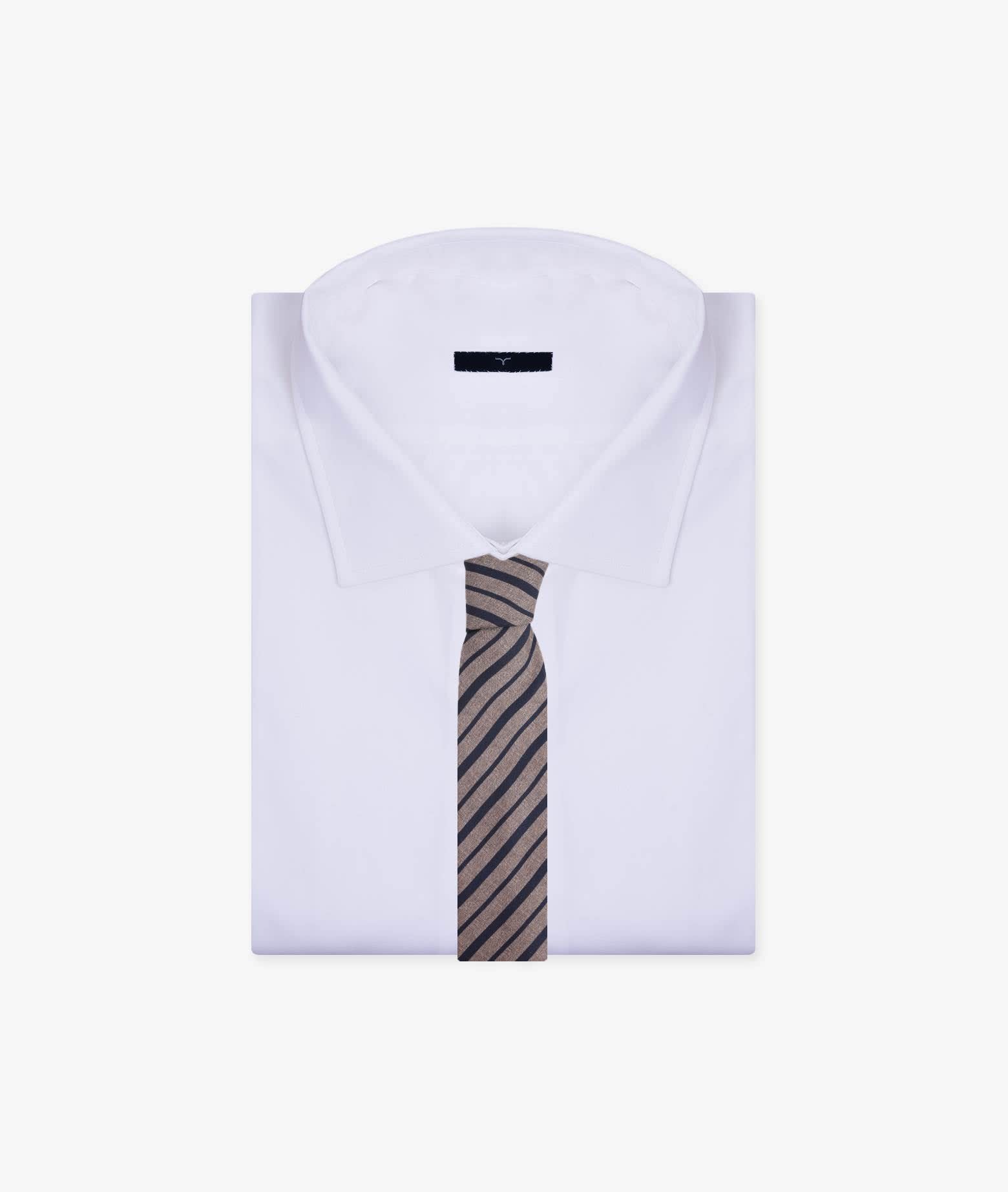 Shop Larusmiani Grey Silk Tie Tie In Gray