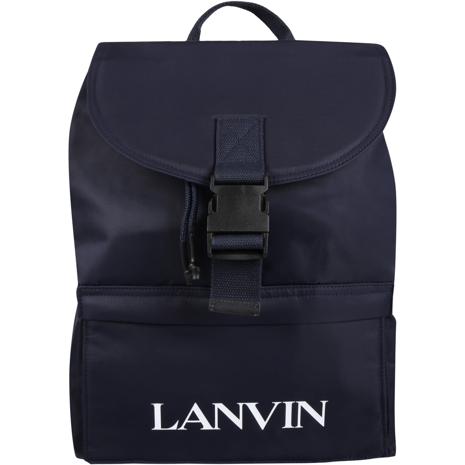 Lanvin Bleu Backpack For Kids With Logo