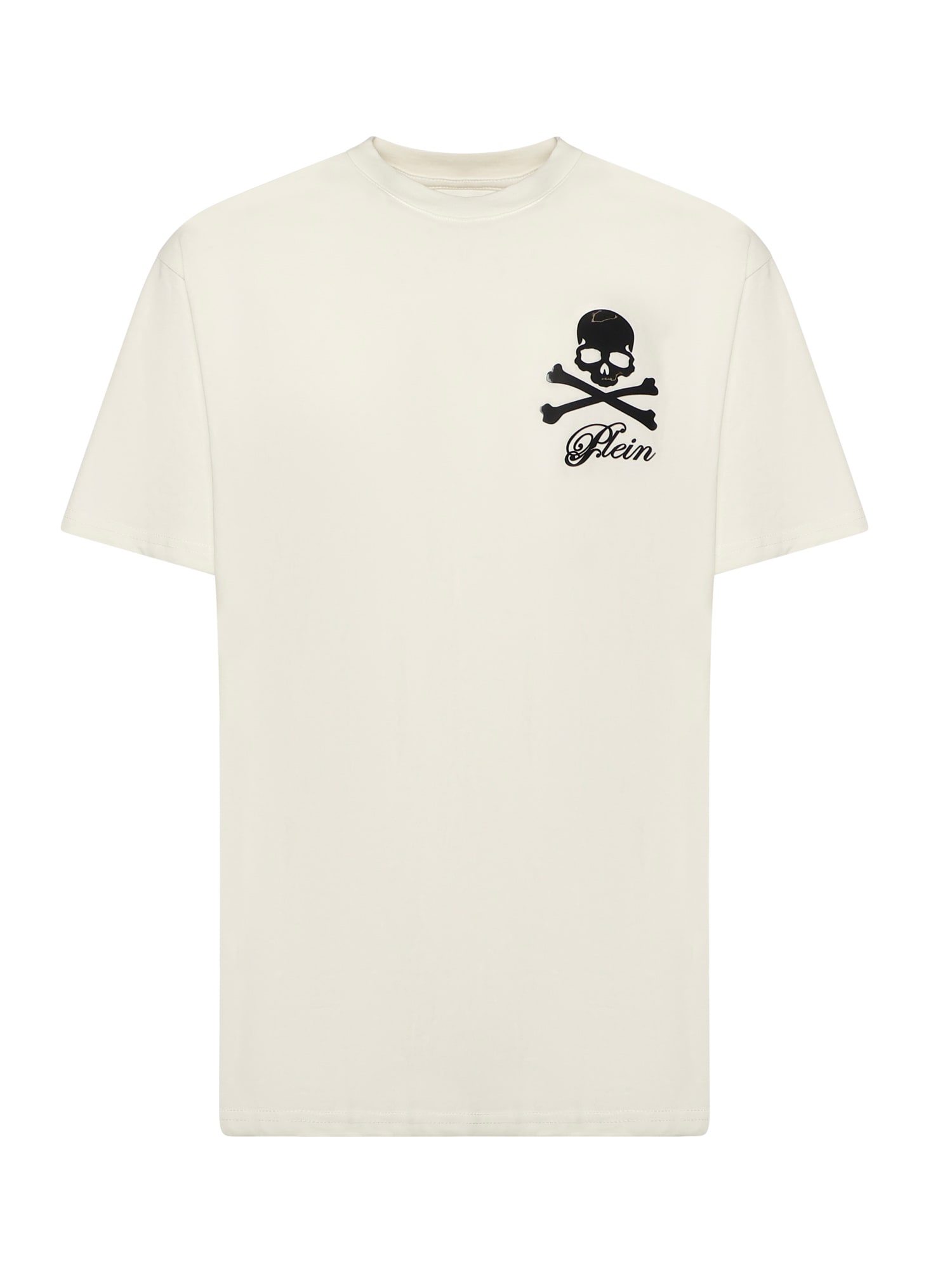 Philipp Plein Skull Bones-print T-shirt In White