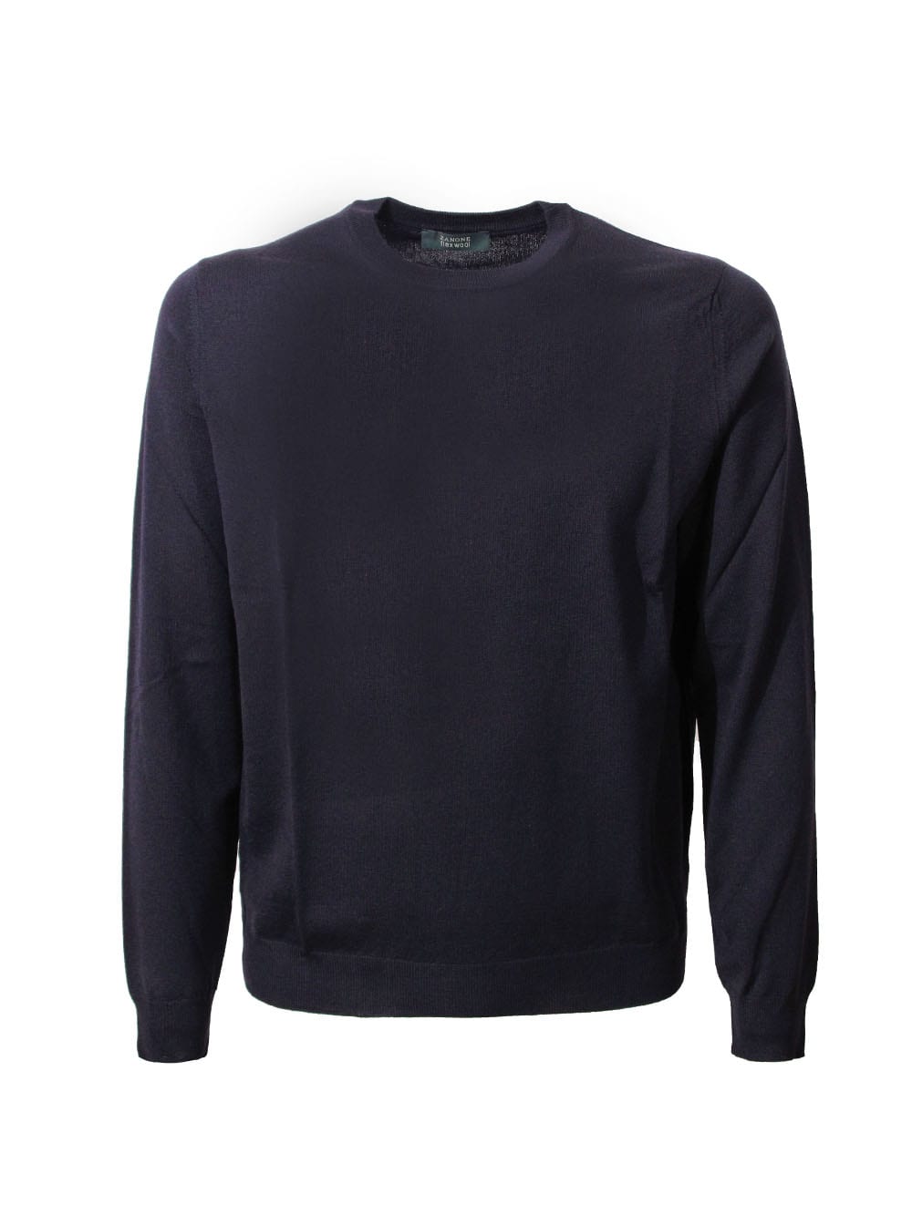 Shop Zanone Crew Neck Sweater In Blue