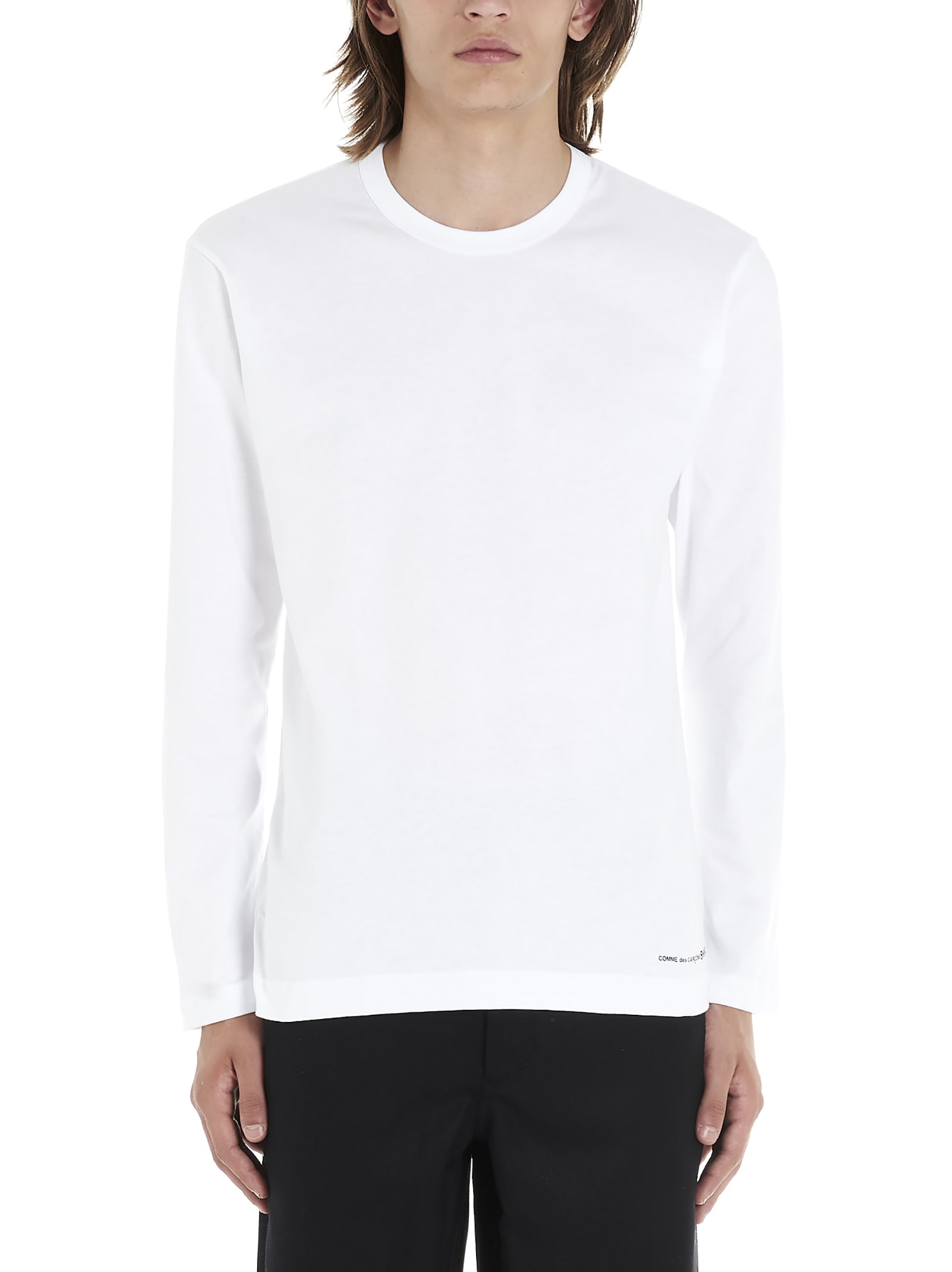 Comme Des Garçons Shirt T-shirt In White | ModeSens