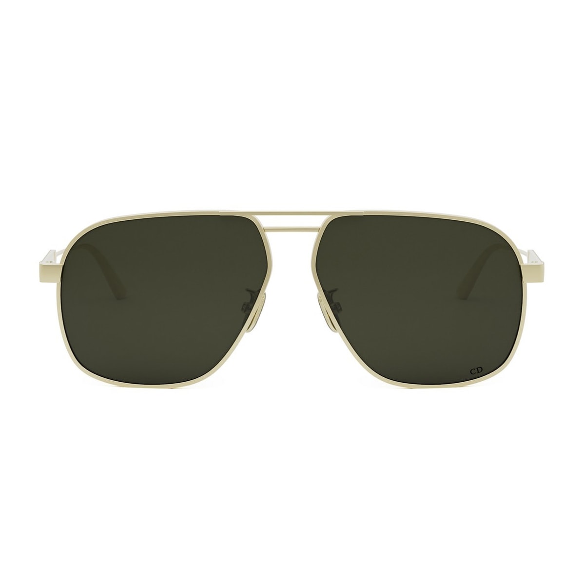 Dior Cannage A3u B0c0 Oro Sunglasses In Green