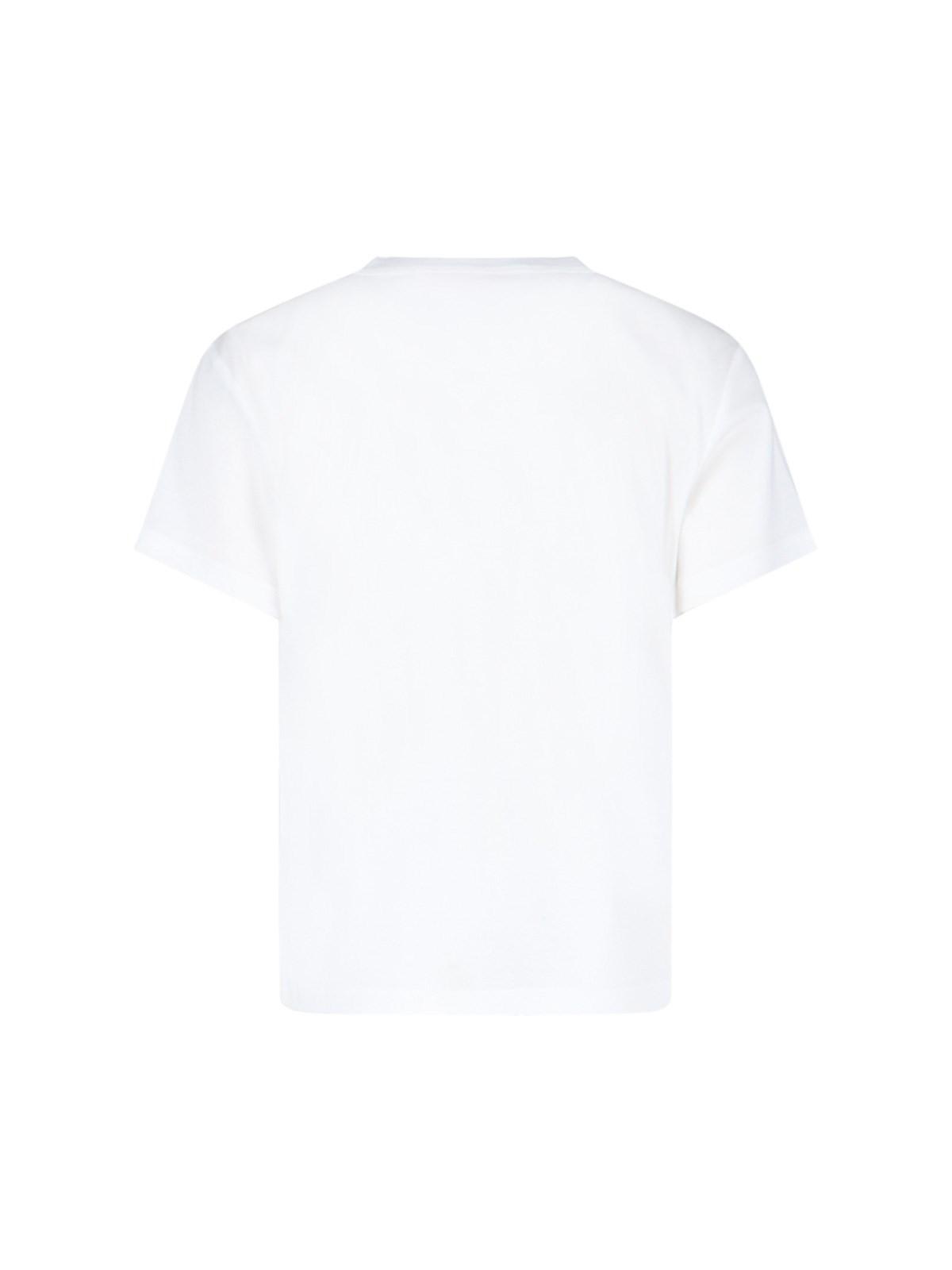 Valentino T-shirt Solid Cotton In White