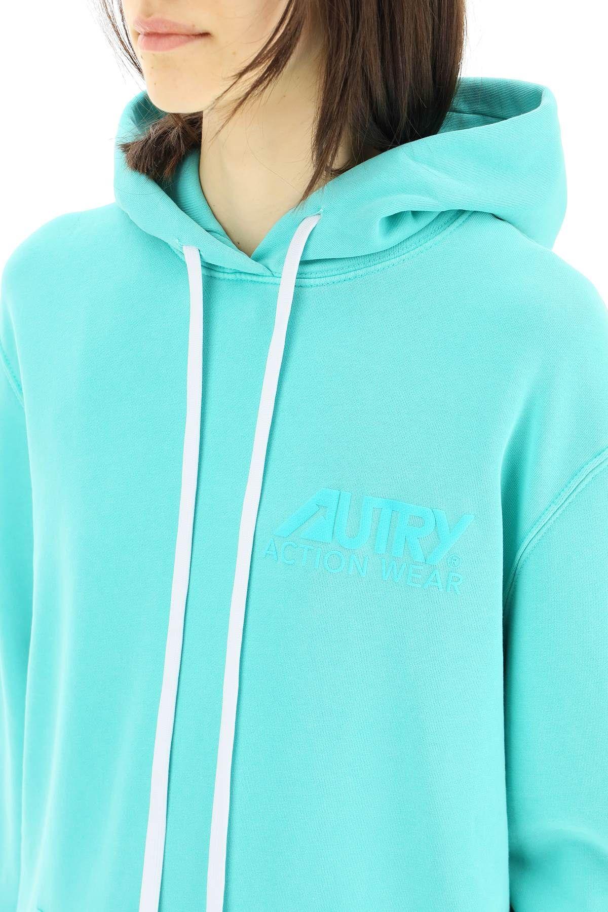 Shop Autry Matchpoint Hoodie In Green
