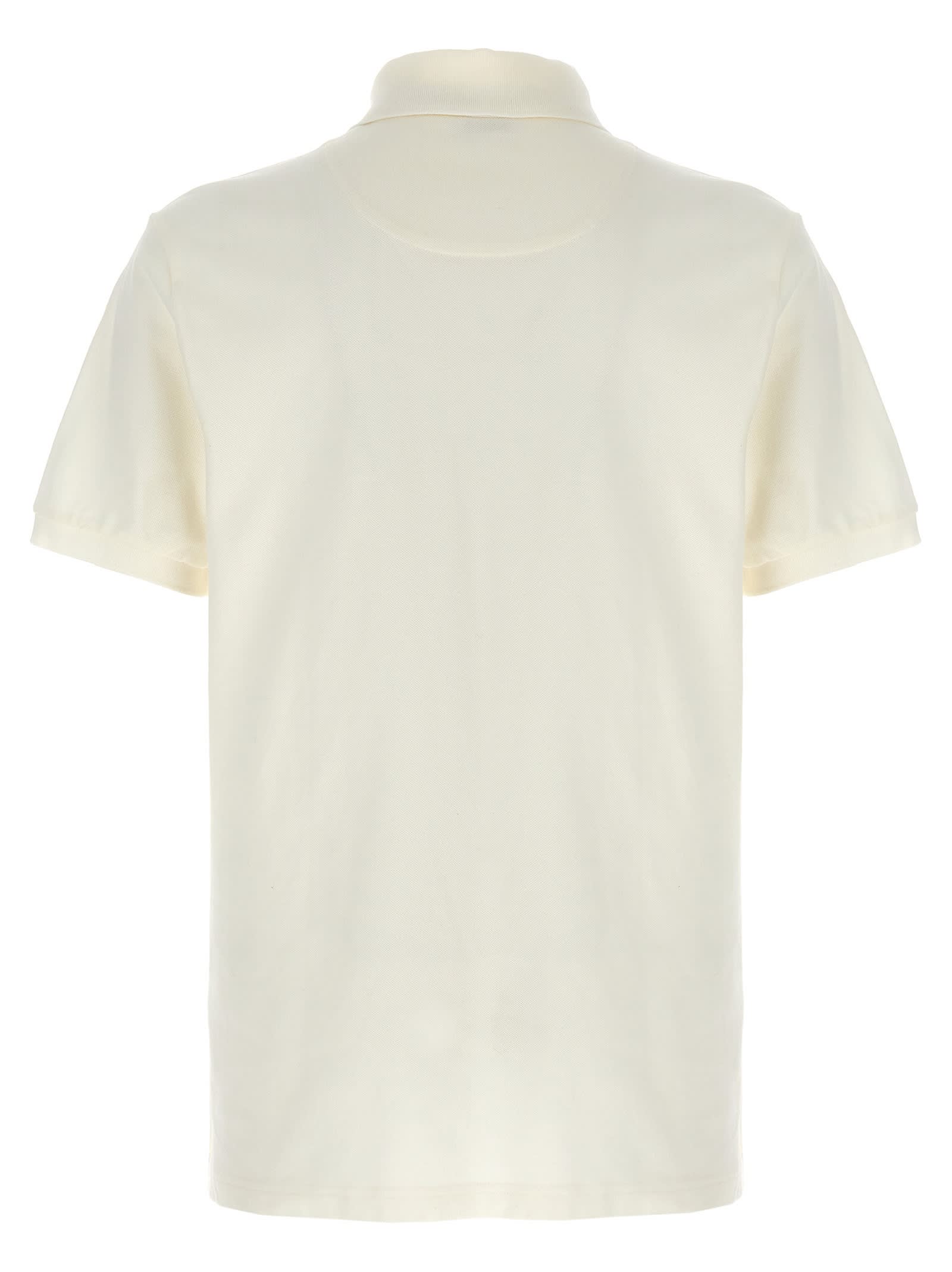 Shop Etro Pegaso Polo Shirt In White