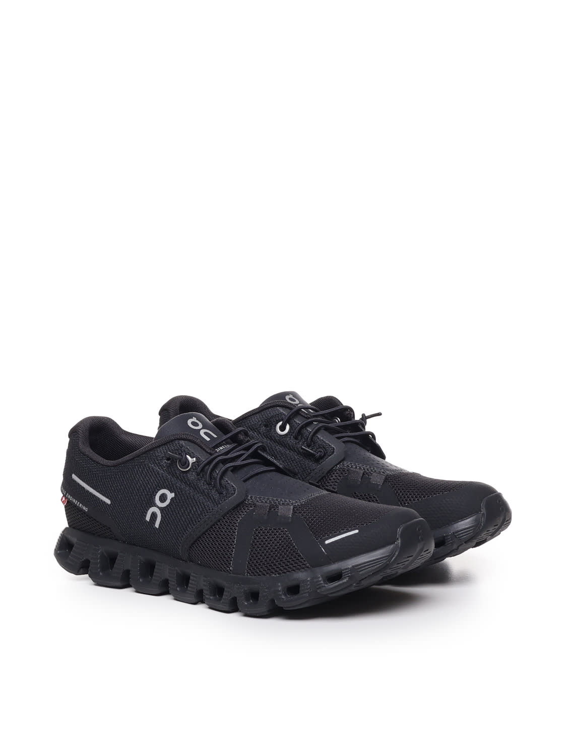 Shop On Cloud 5 Mesh Sneakers With Logo In Black