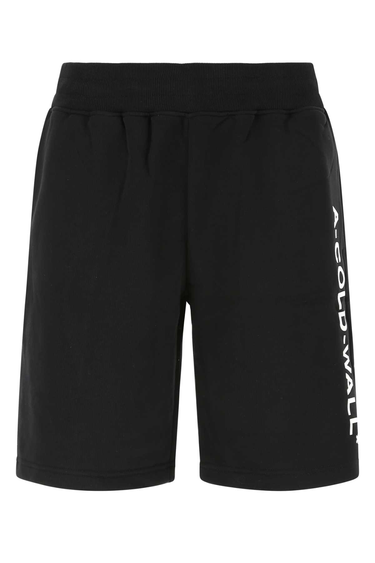 A-COLD-WALL Black Cotton Bermuda Shorts