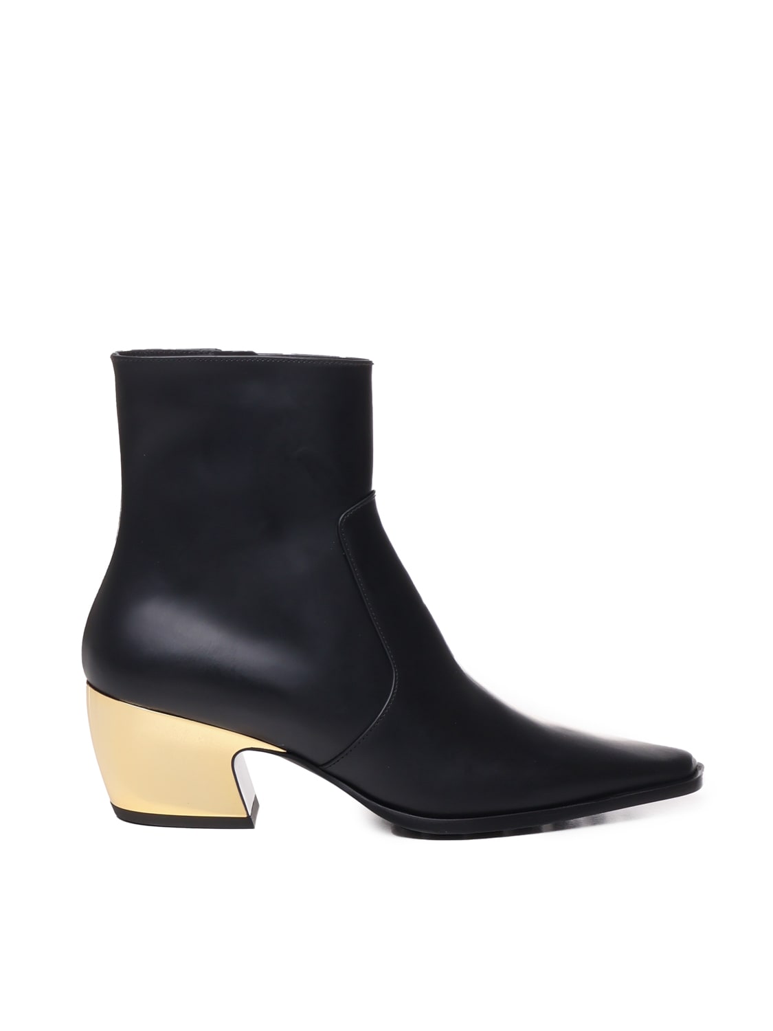 Shop Bottega Veneta Texan Boot In Black