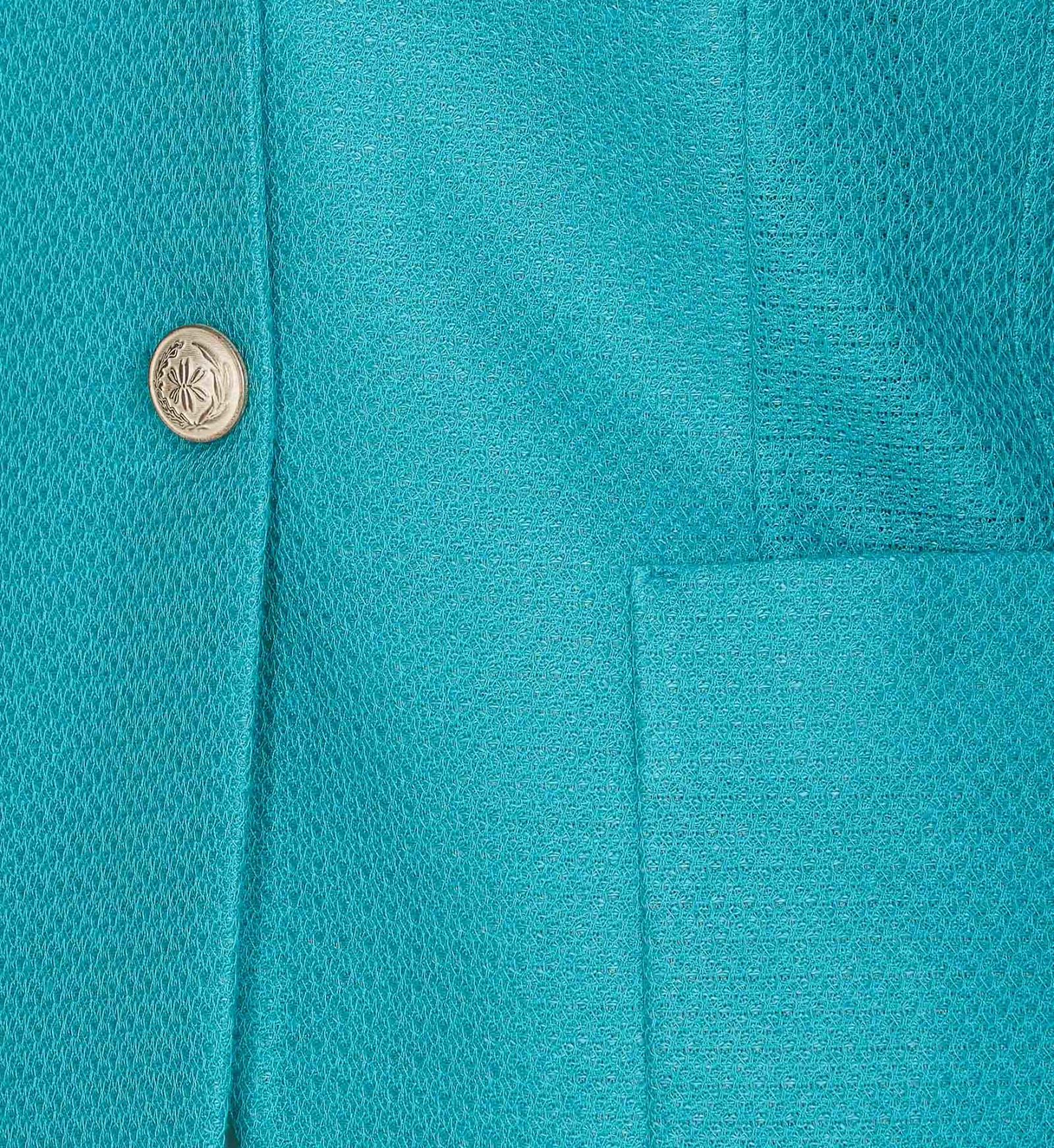 Shop Circolo 1901 Single Breasted Buttons Jacket In Blue