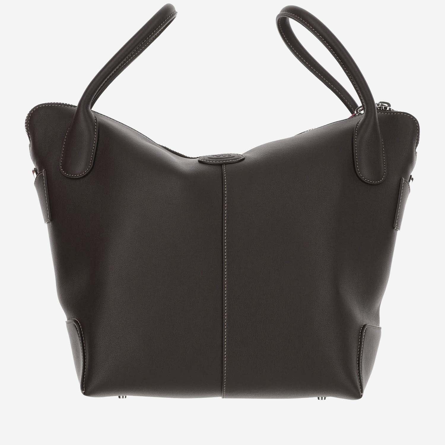 Shop Tod's Of Medium Leather Swing Bag In Black