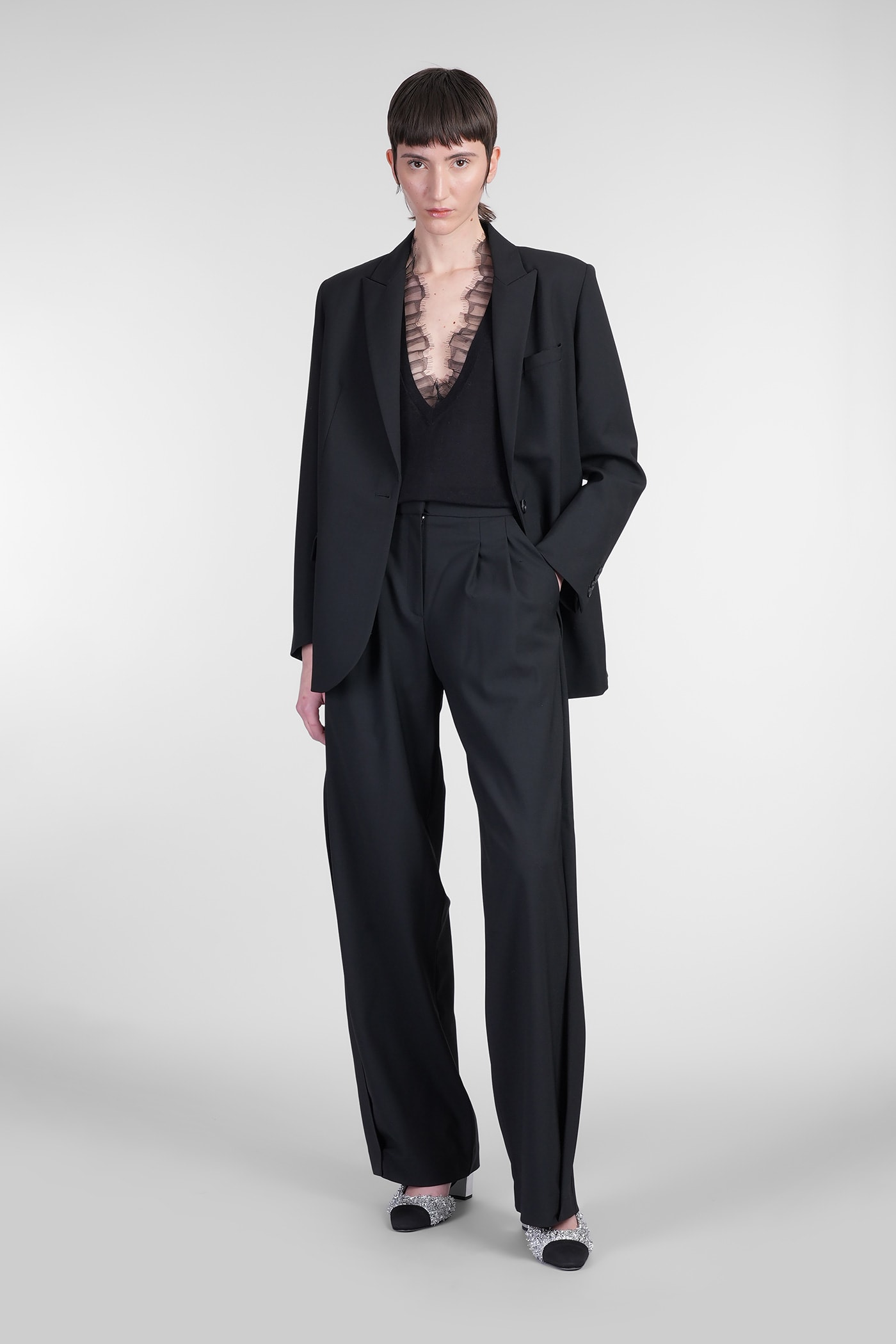Iro Chalan Blazer In Black Polyester