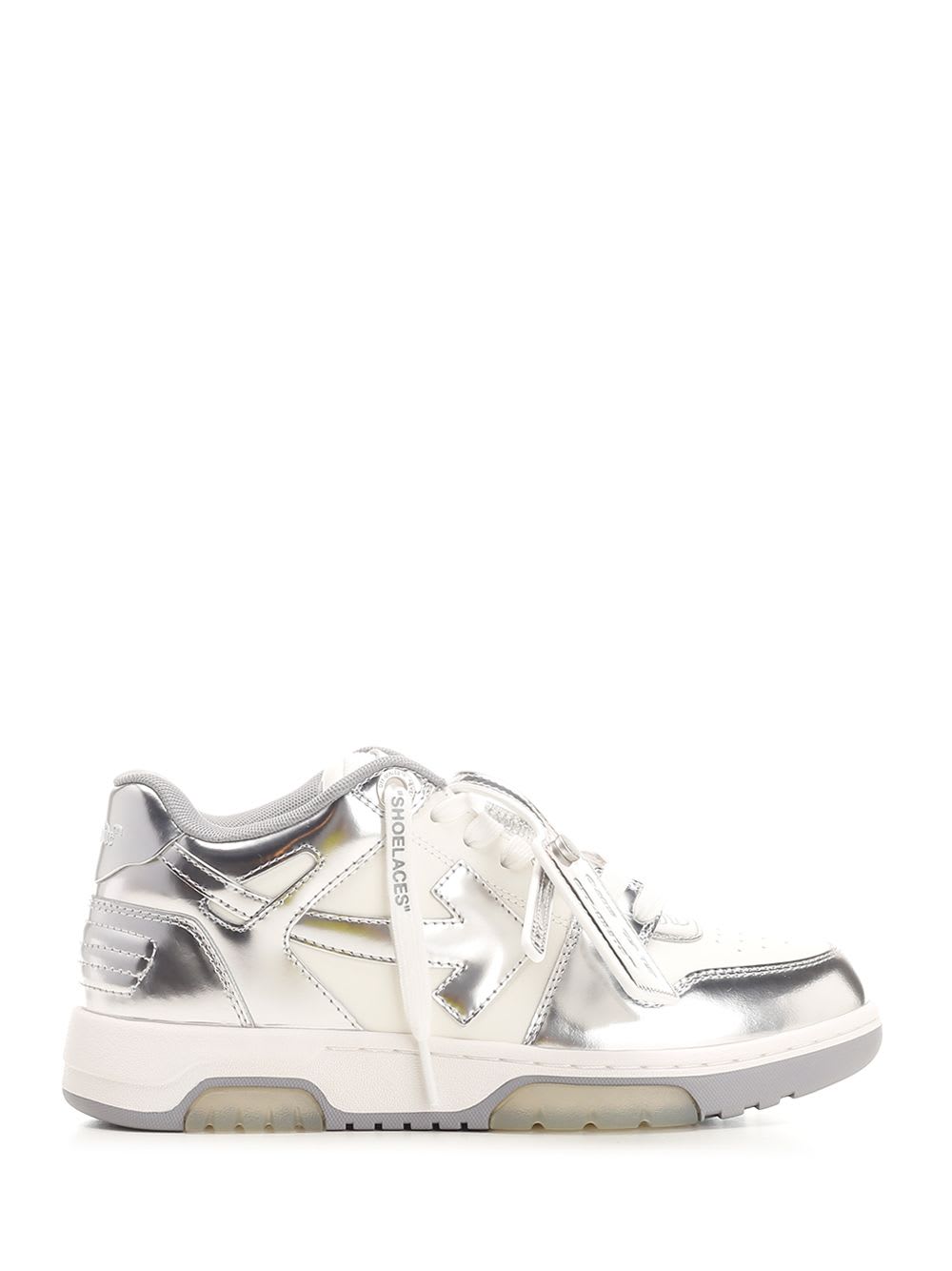 Shop Off-white Out Of Office Sneakers In Silver