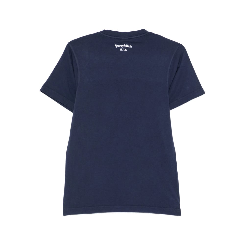 Sporty &amp; Rich Yankees Ivy T-shirt In Blue
