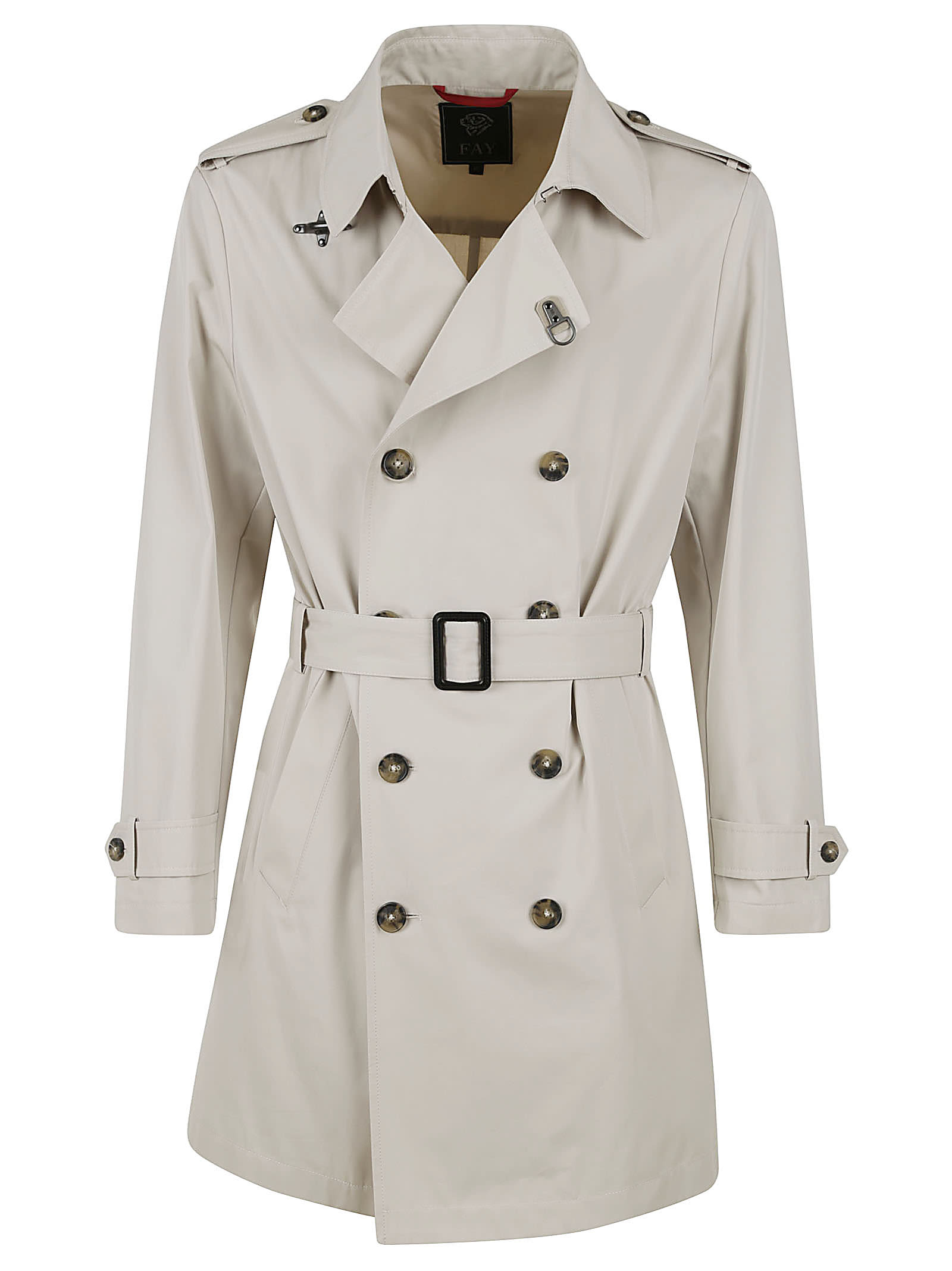 Belted Double-breasted Trench
