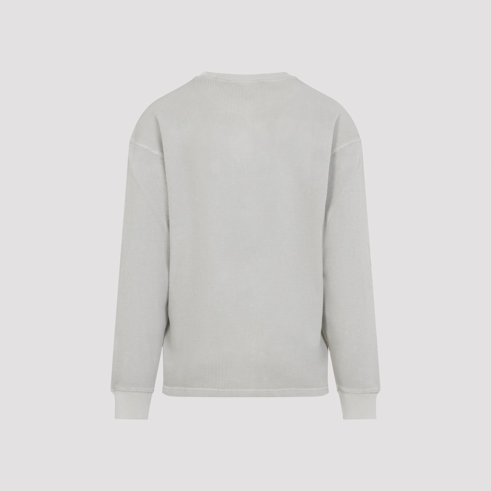 Carhartt Wip Fleur De Sel White Cotton Long Sleeves Vista T-shirt In White
